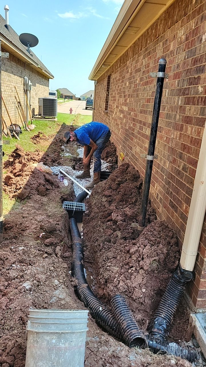 Concrete and Drainage using Concrete by Clays Services Inc