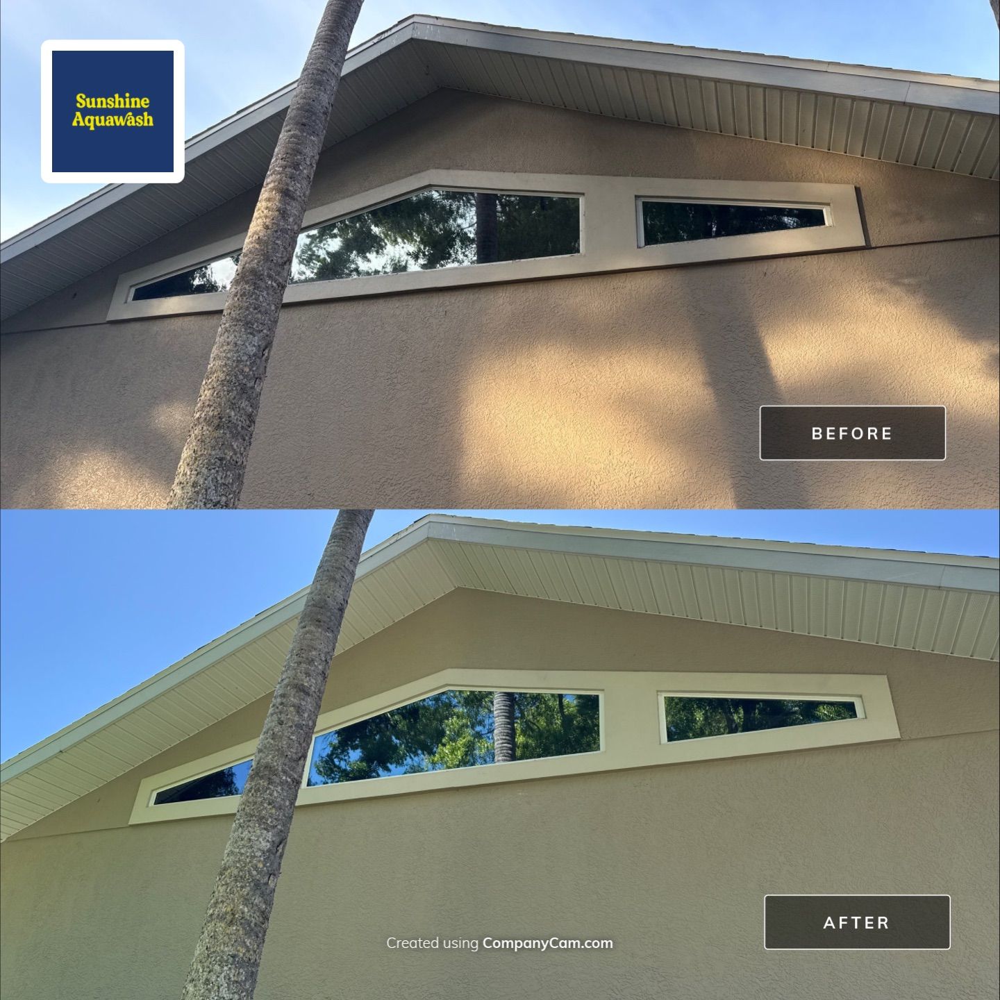 Large House Wash & Pool Cage Cleaning with Heavy Mud Dauber Nest Removal – Bradenton, FL 34209 by Sunshine AquaWash