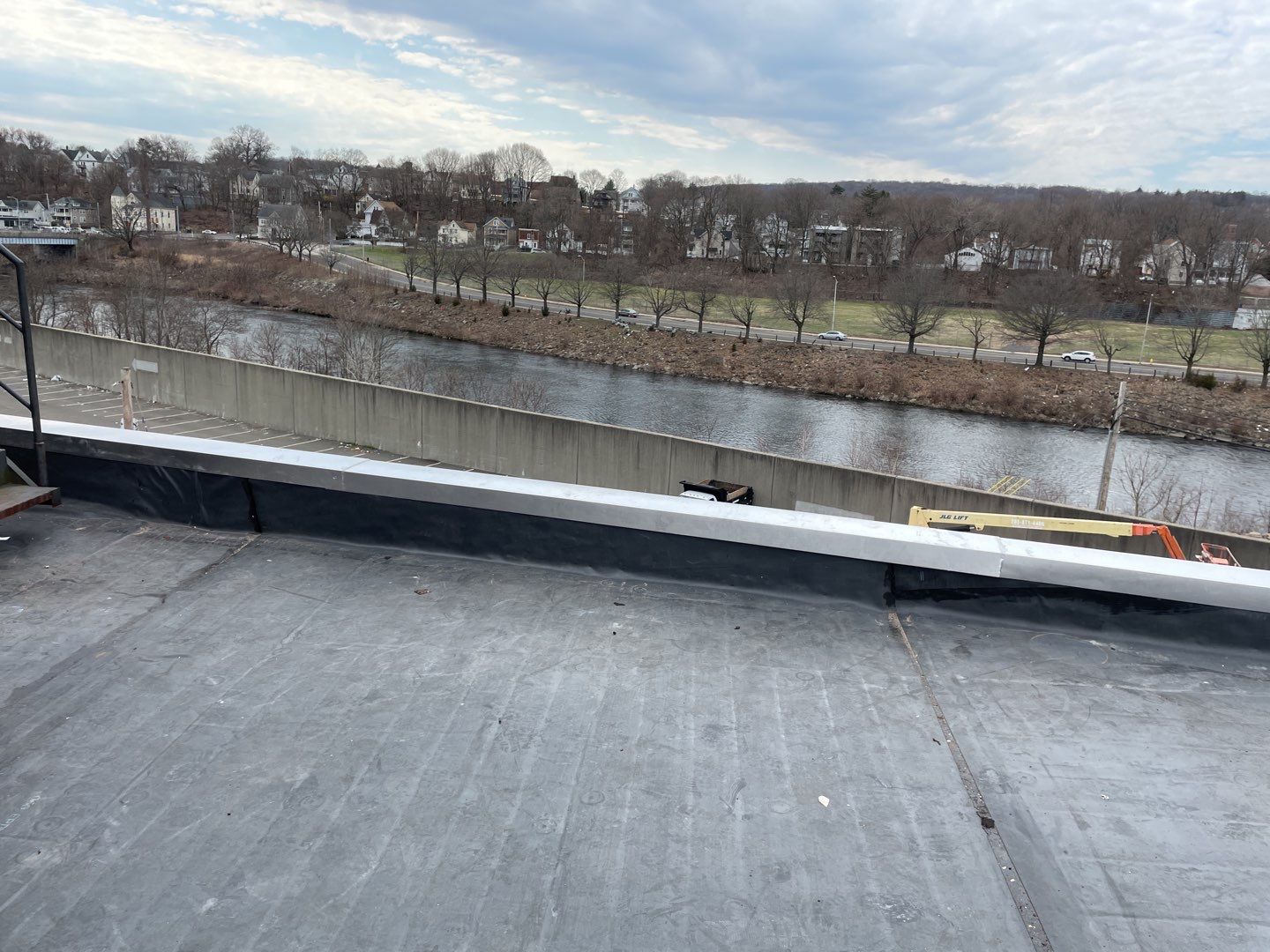 Commercial Roofing Installation using EPDM  by A Plus Exterior