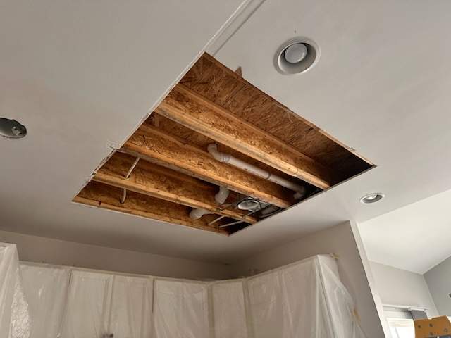 Kitchen Ceiling Repair & Recessed Lighting Installation – Townsend, DE by Laser Focused Solutions LLC