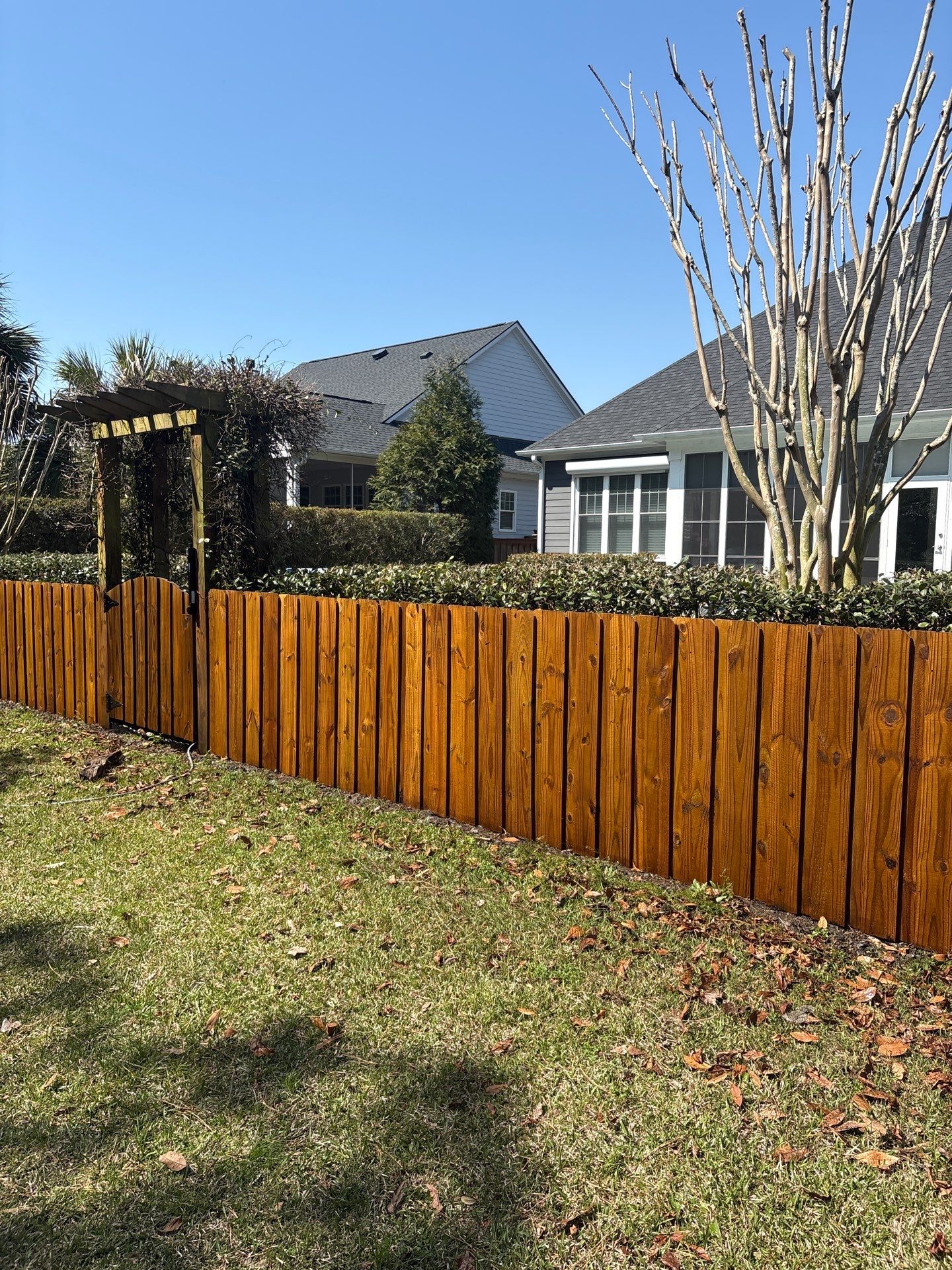 Fence using Wood Sealant by DuraSeal