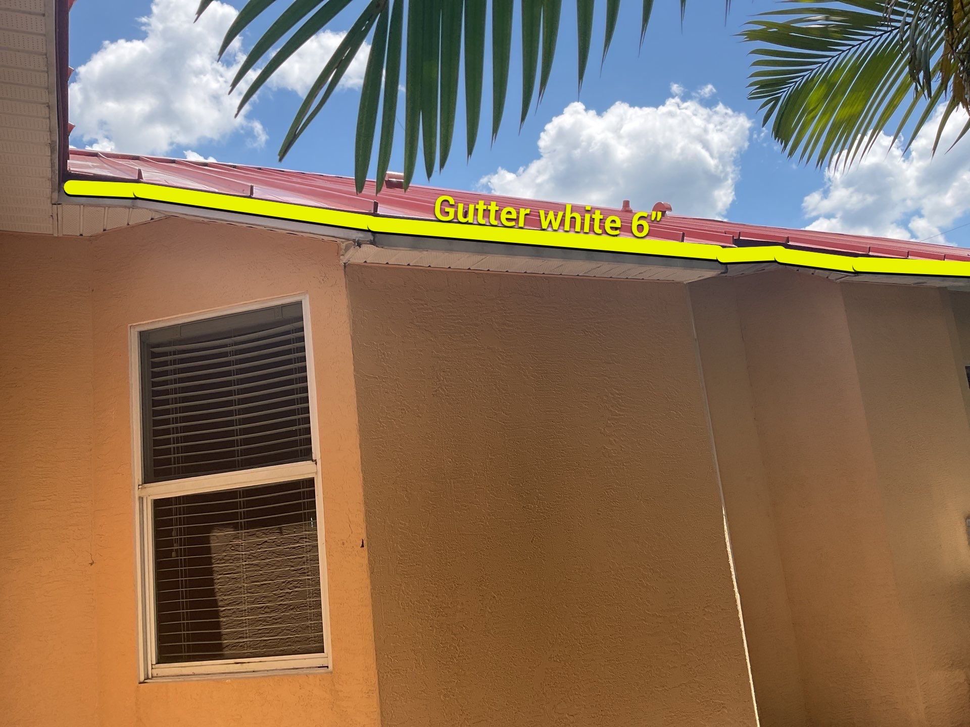 6 Inch Seamless Gutters using K-Style Seamless Gutters in Cape Coral FL by Gutter Professors