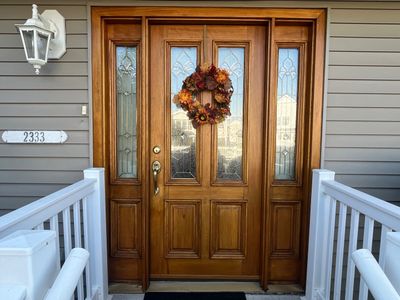 Front Door Varnishing