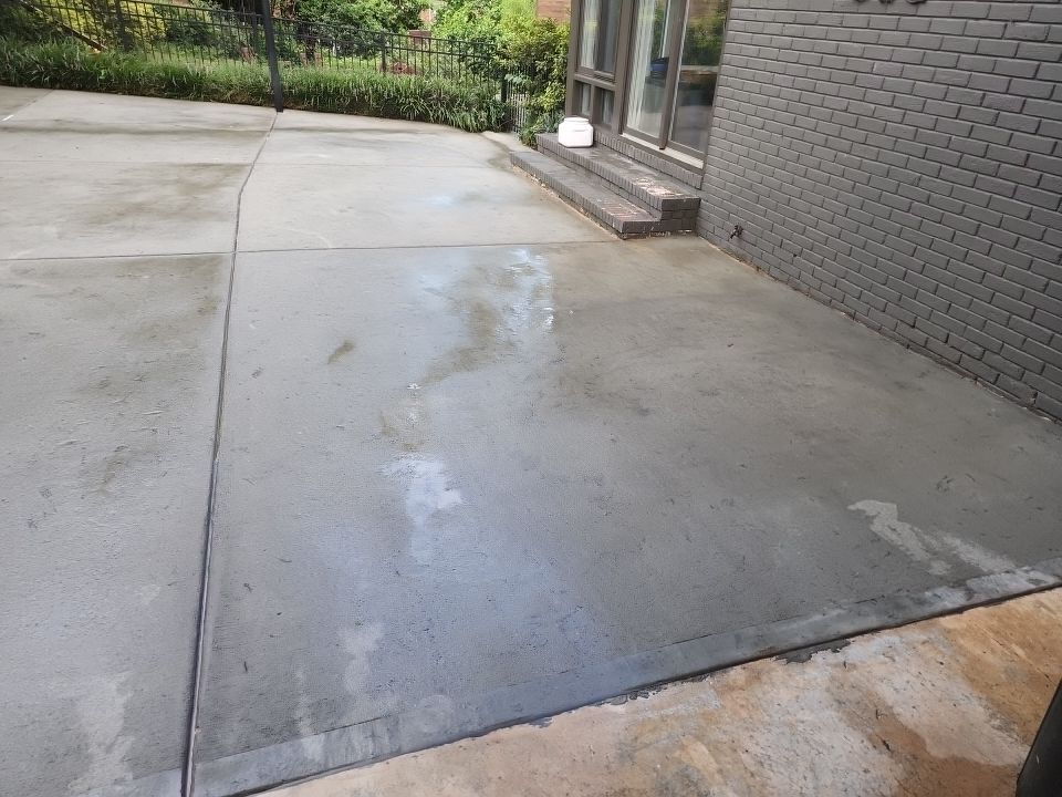 concrete Clean using cleaner by G&H Home Tech Pros LLC