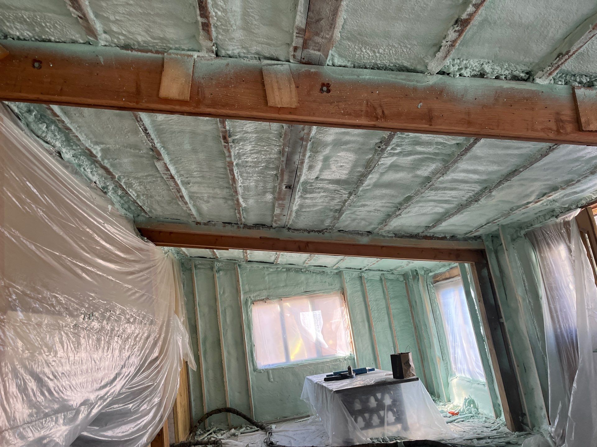 Home Remodel using Closed Cell Spray Foam by NYS Foam & Energy