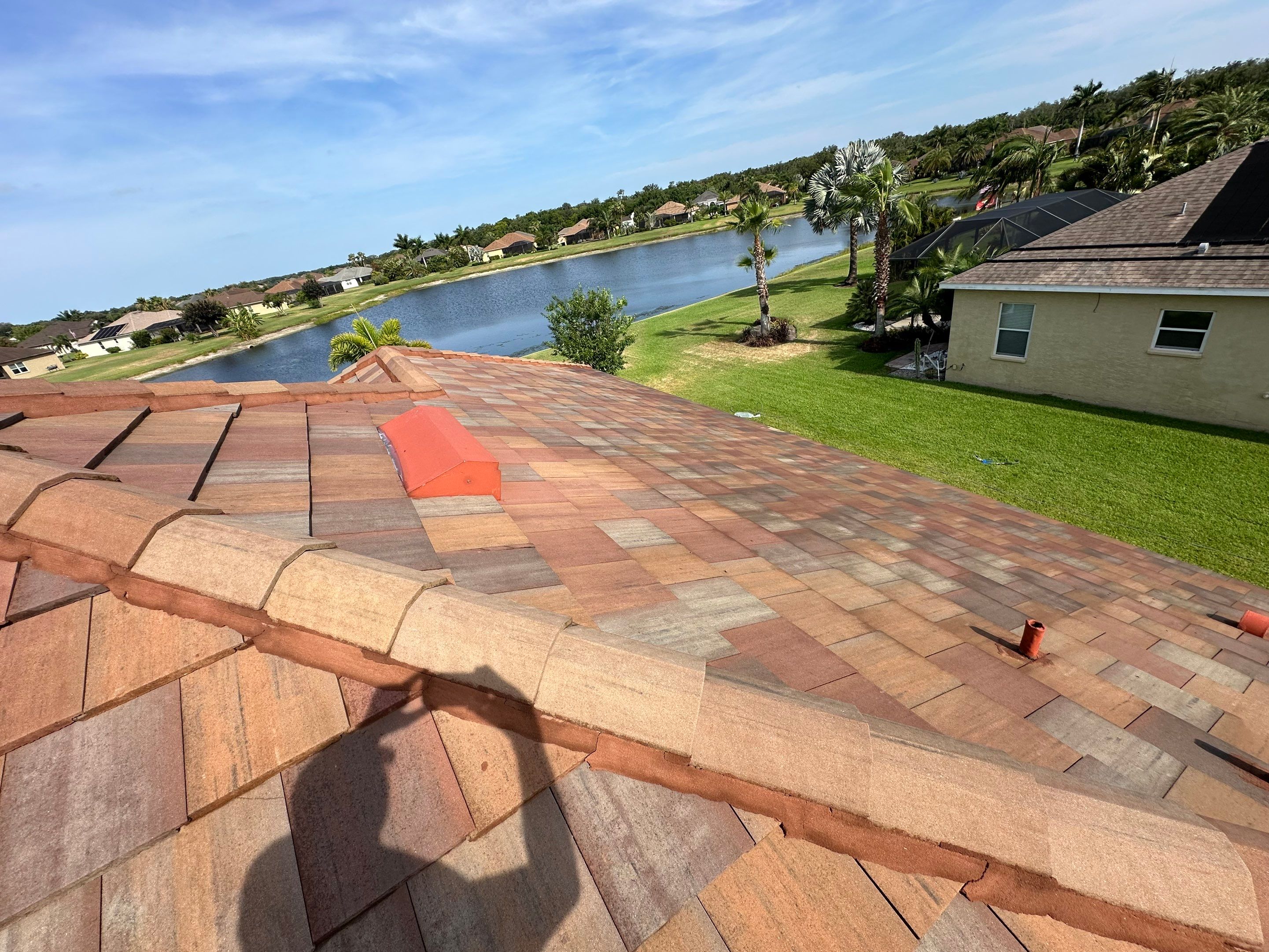 🏡 Tile Roof Cleaning – Gamble Creek Estates, Parrish, FL by Sunshine AquaWash