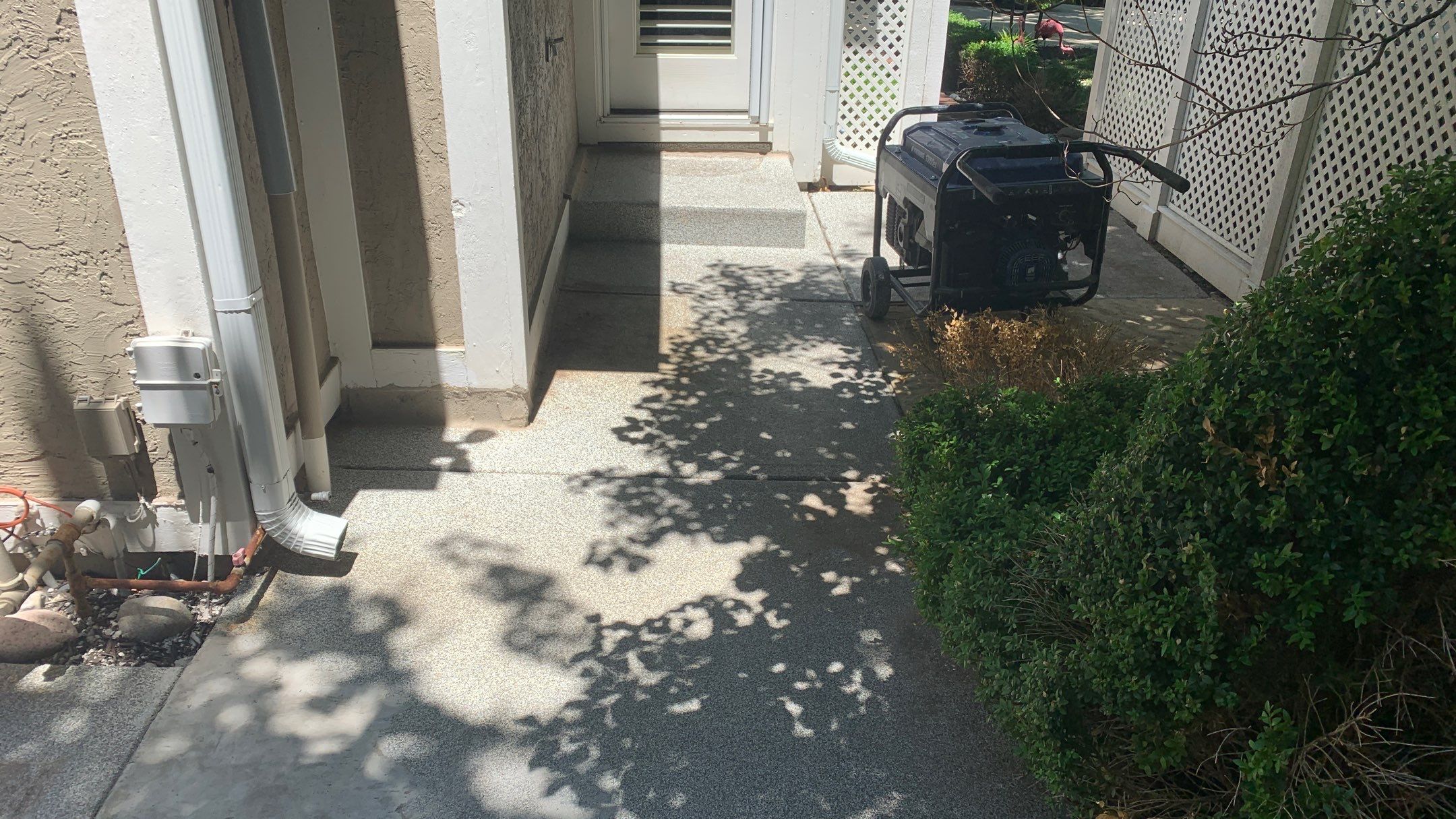 Patio using Domino  by Select Painting, Coatings & Garage Cabinets