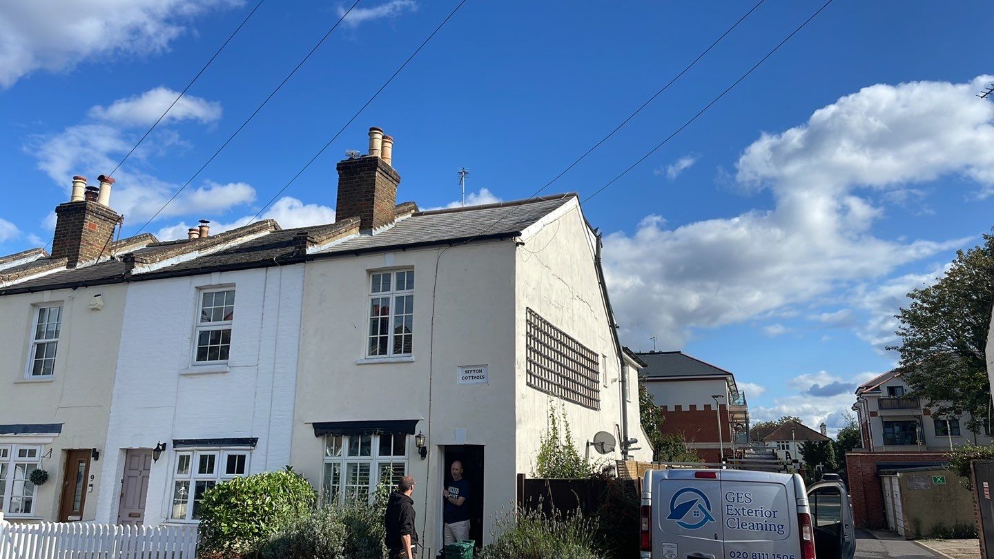 Roof Clean  - Moss Removal - Gutter Clean using Honda 15lpm Low Pressure Washing Machine by Ges Exterior Cleaning ltd