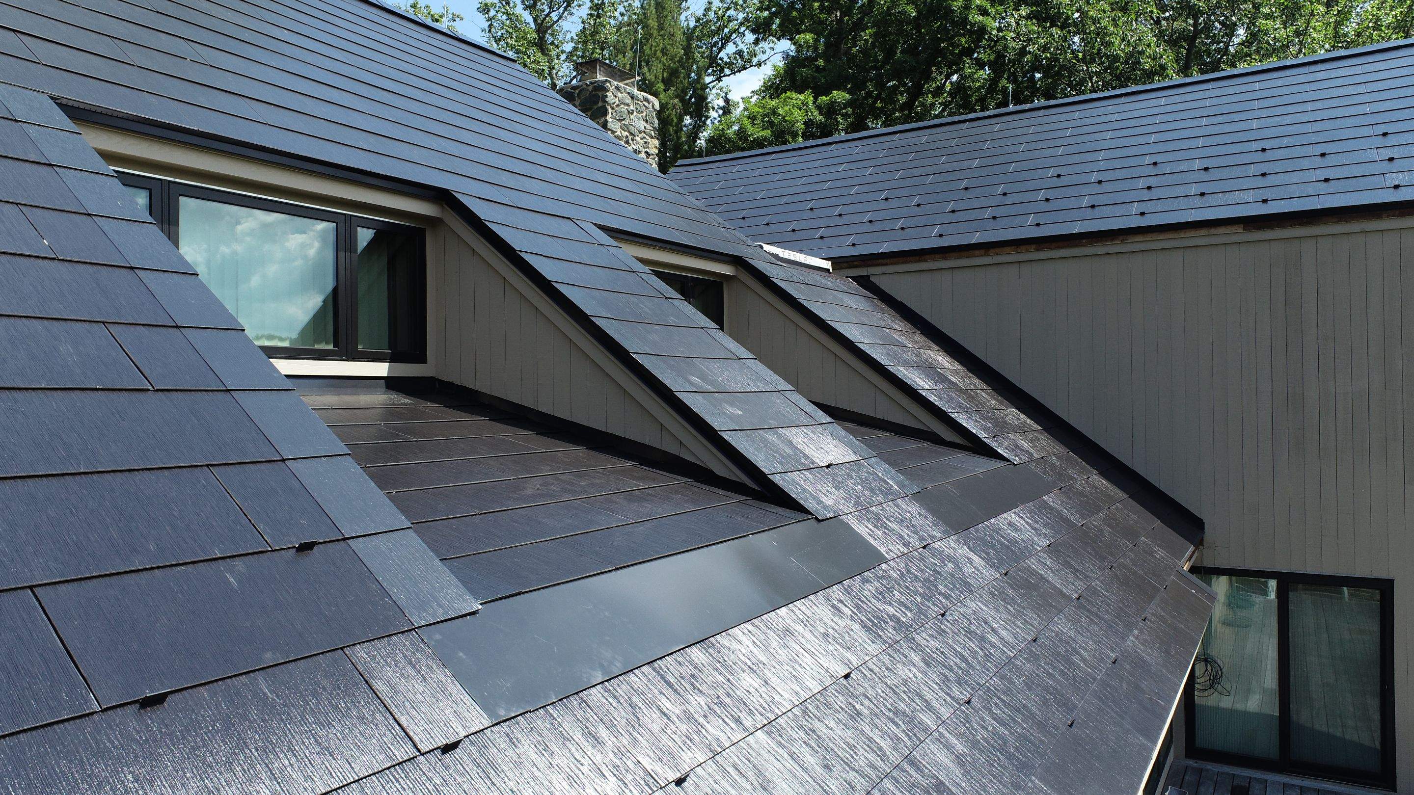 Tesla Solar Roof install Severn River by American Home Contractors