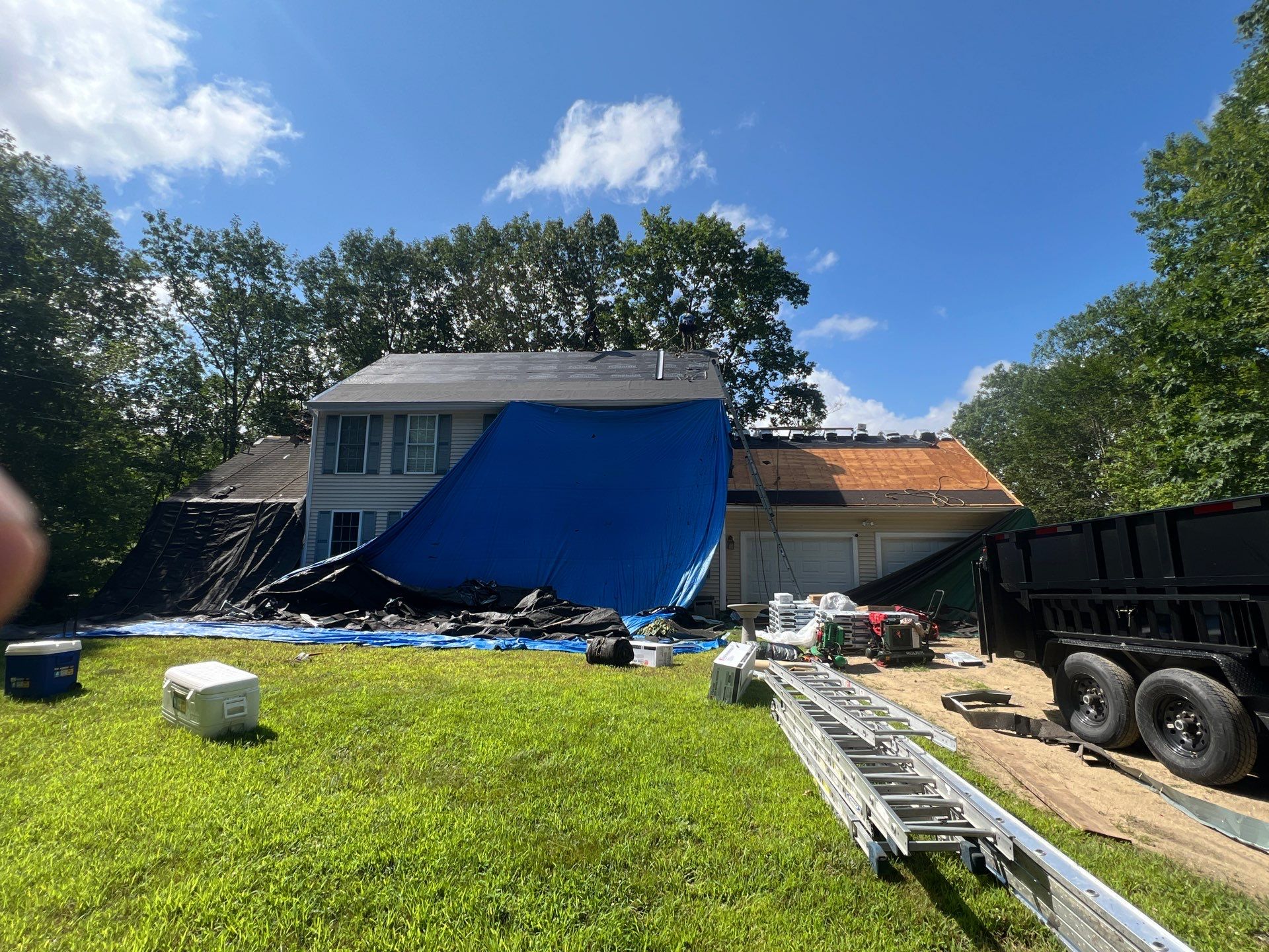 IKO Roof Installation in Deerfield, NH by Tall pine roofing