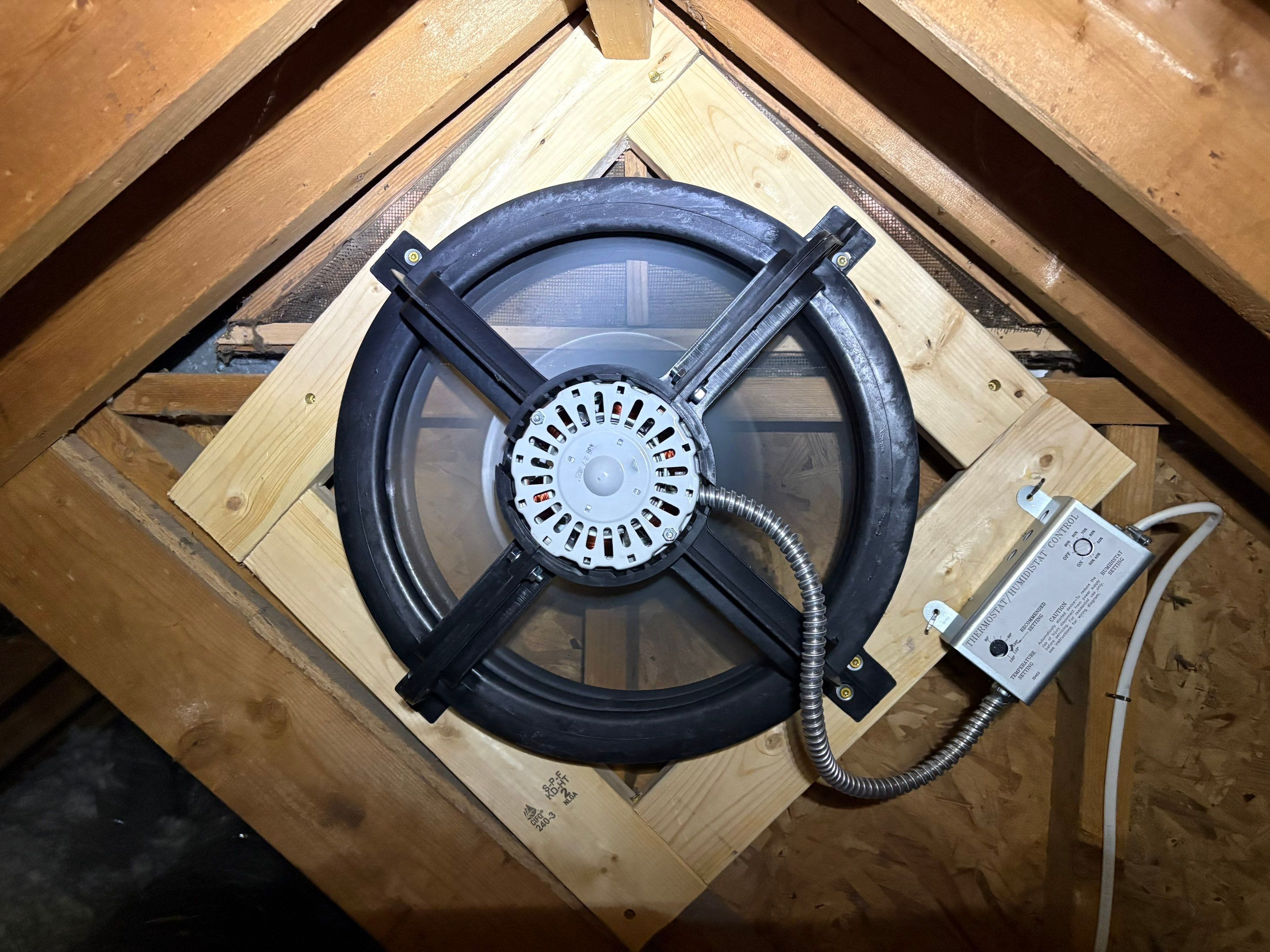Encapsulation, Attic Insulation, and Attic Fan Project by Impact Crawlspace