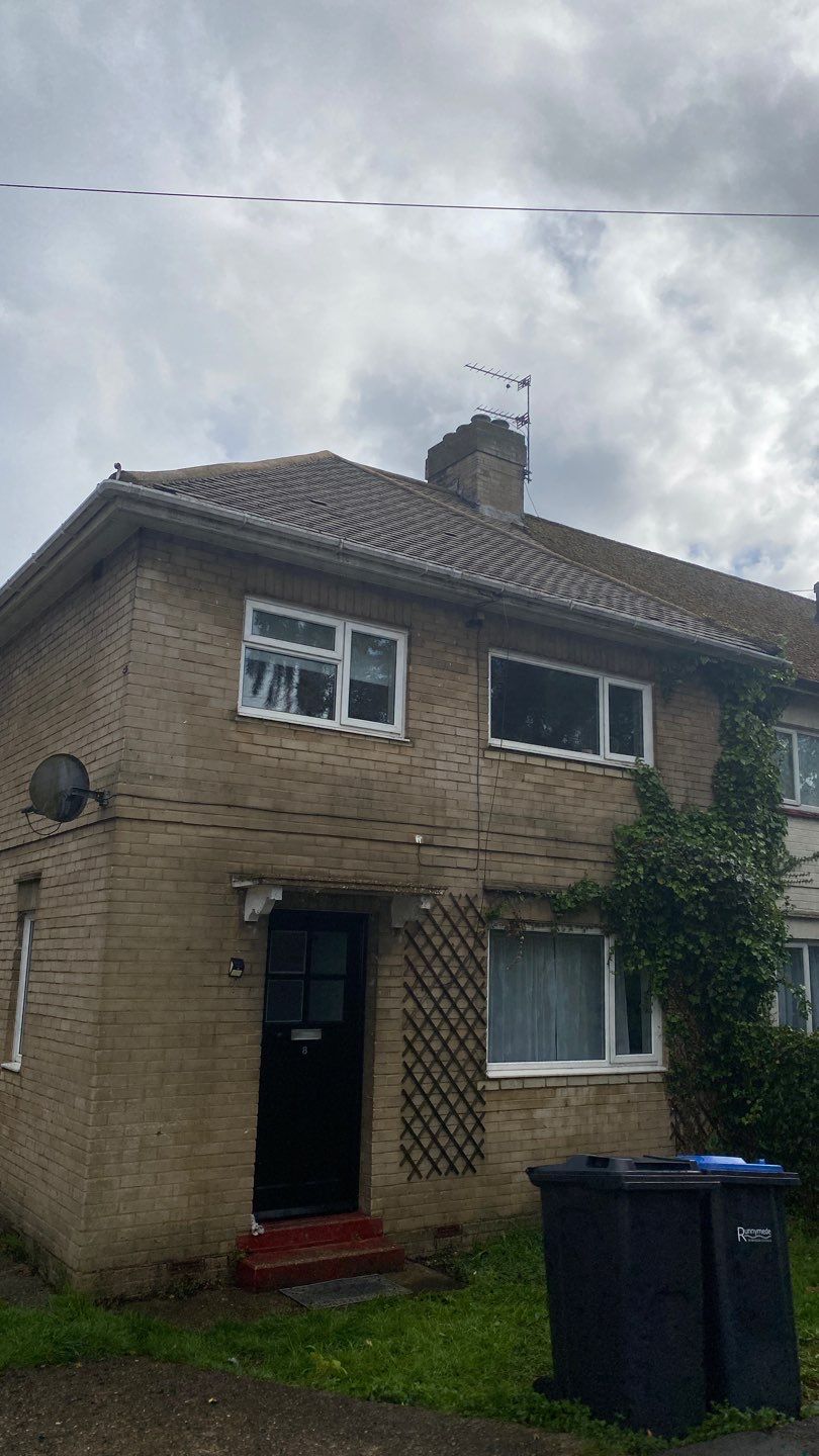 Roof Clean - Moss Removal using Honda 15lpm Low Pressure Washing Machine by Ges Exterior Cleaning ltd