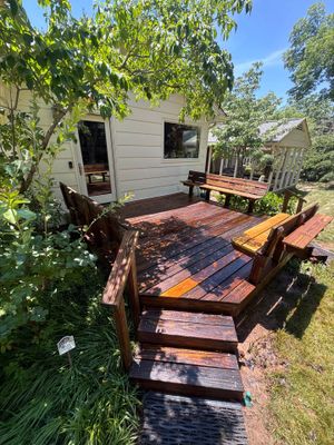 Deck using Wood Sealant