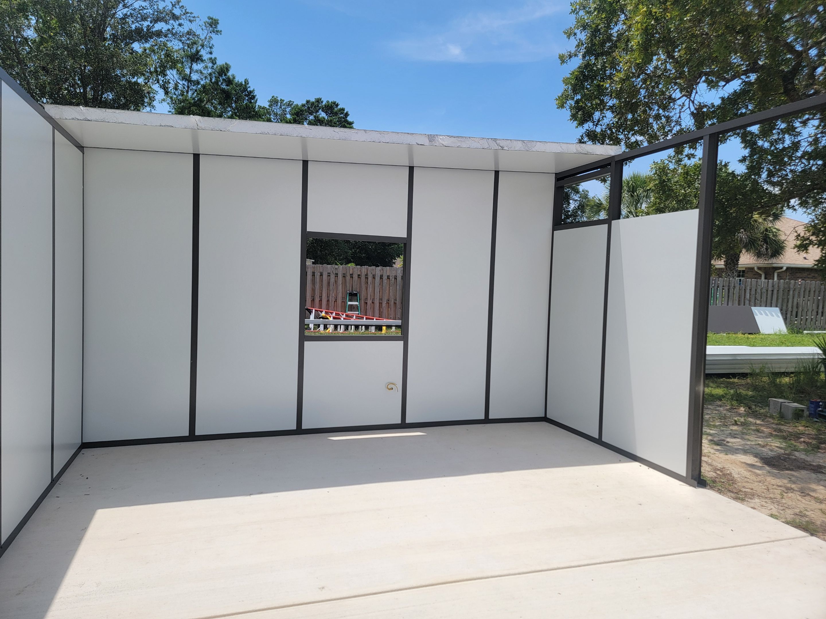 Modern Style Blockhouse in Navarre by Titan Sunrooms