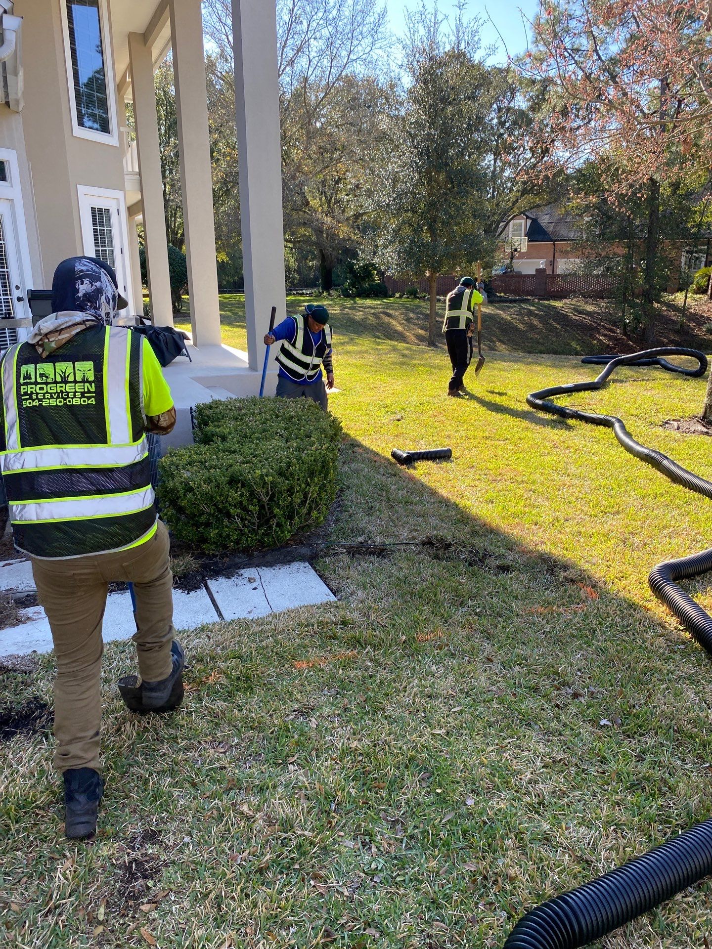 Deerwood Resident | Tree Removal & Trench by ProGreen Services