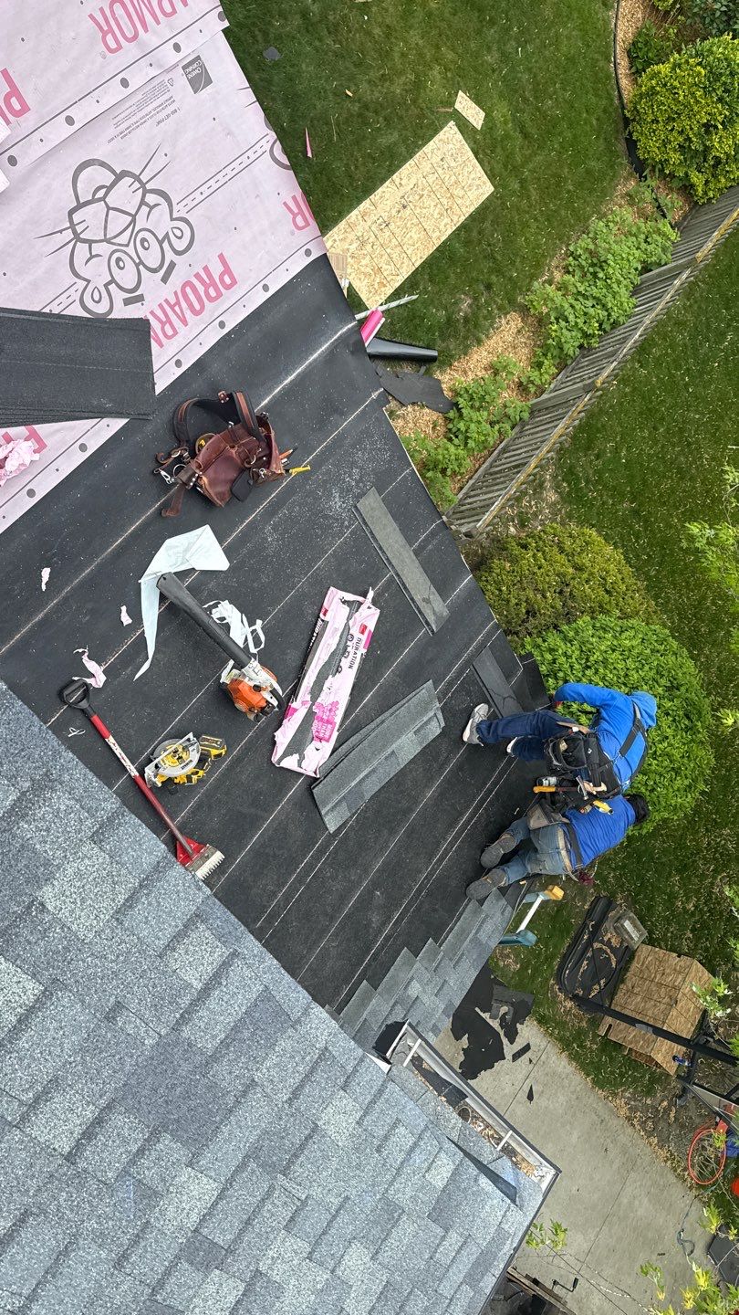 Roof Replacement using Owens Corning Estate Gray by 180 Contractors
