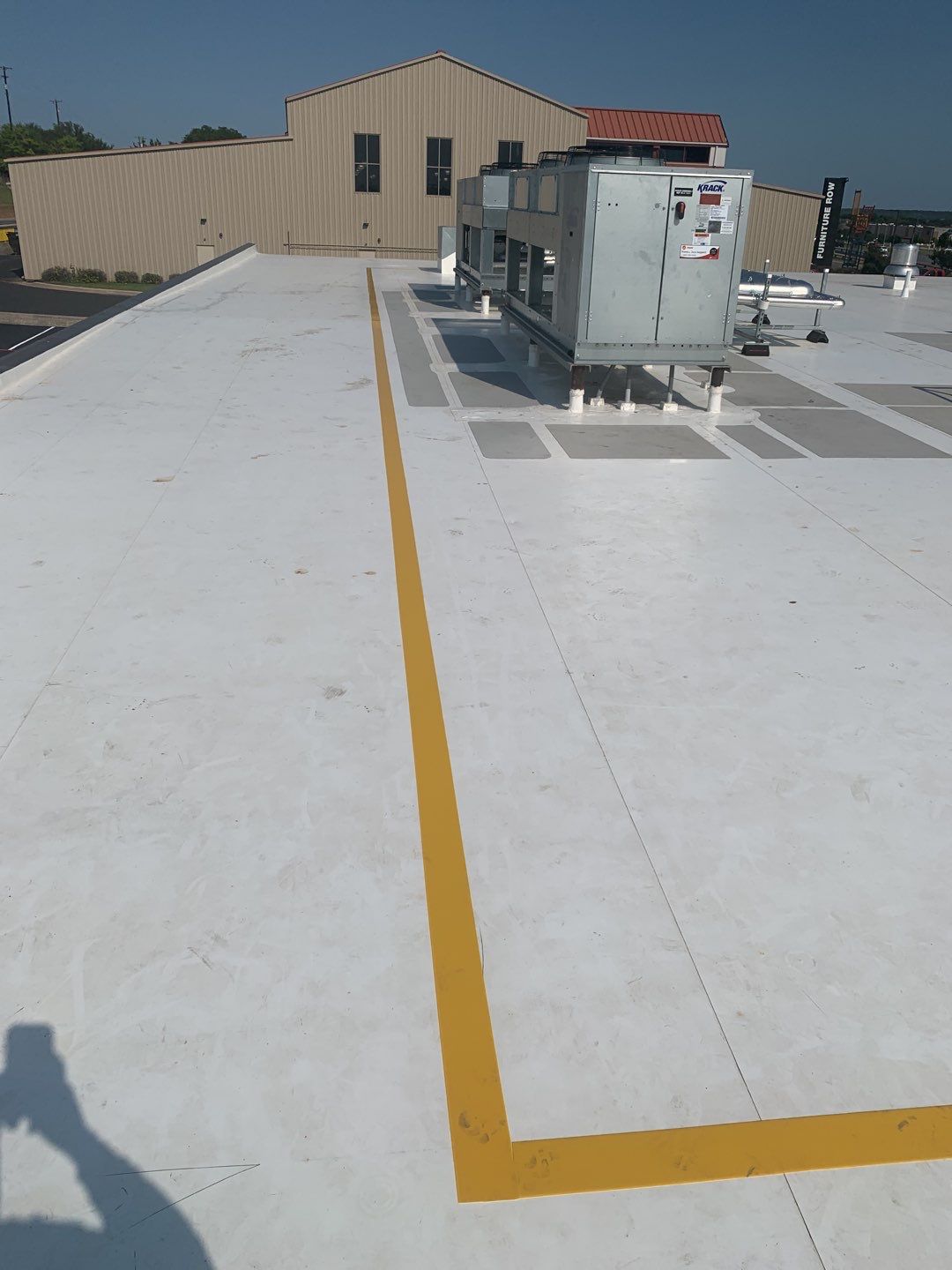 Bio-Life Commercial Roof Replacement using IB Systems PVC by Roof Experts