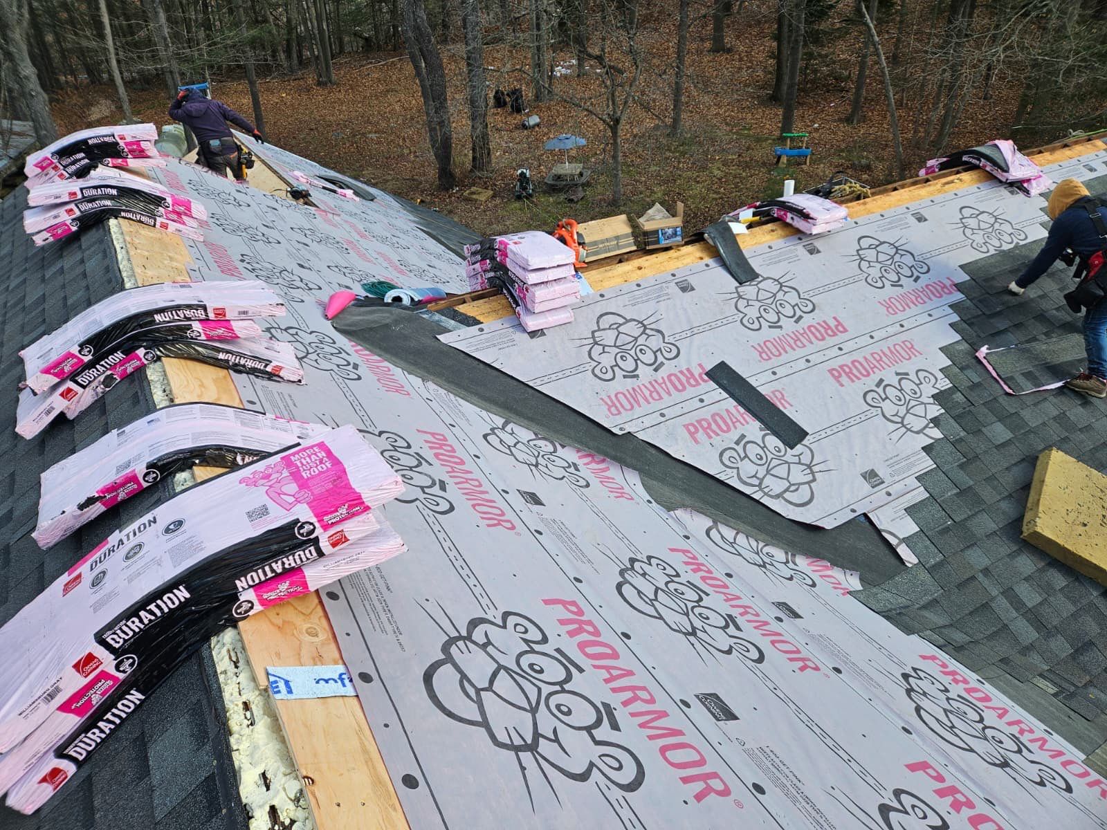 Owens Corning Duration: Williamsburg Gray in Middlebury by Golden Shield Roofing