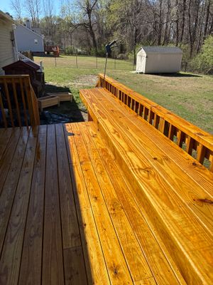 Deck using Wood Sealant