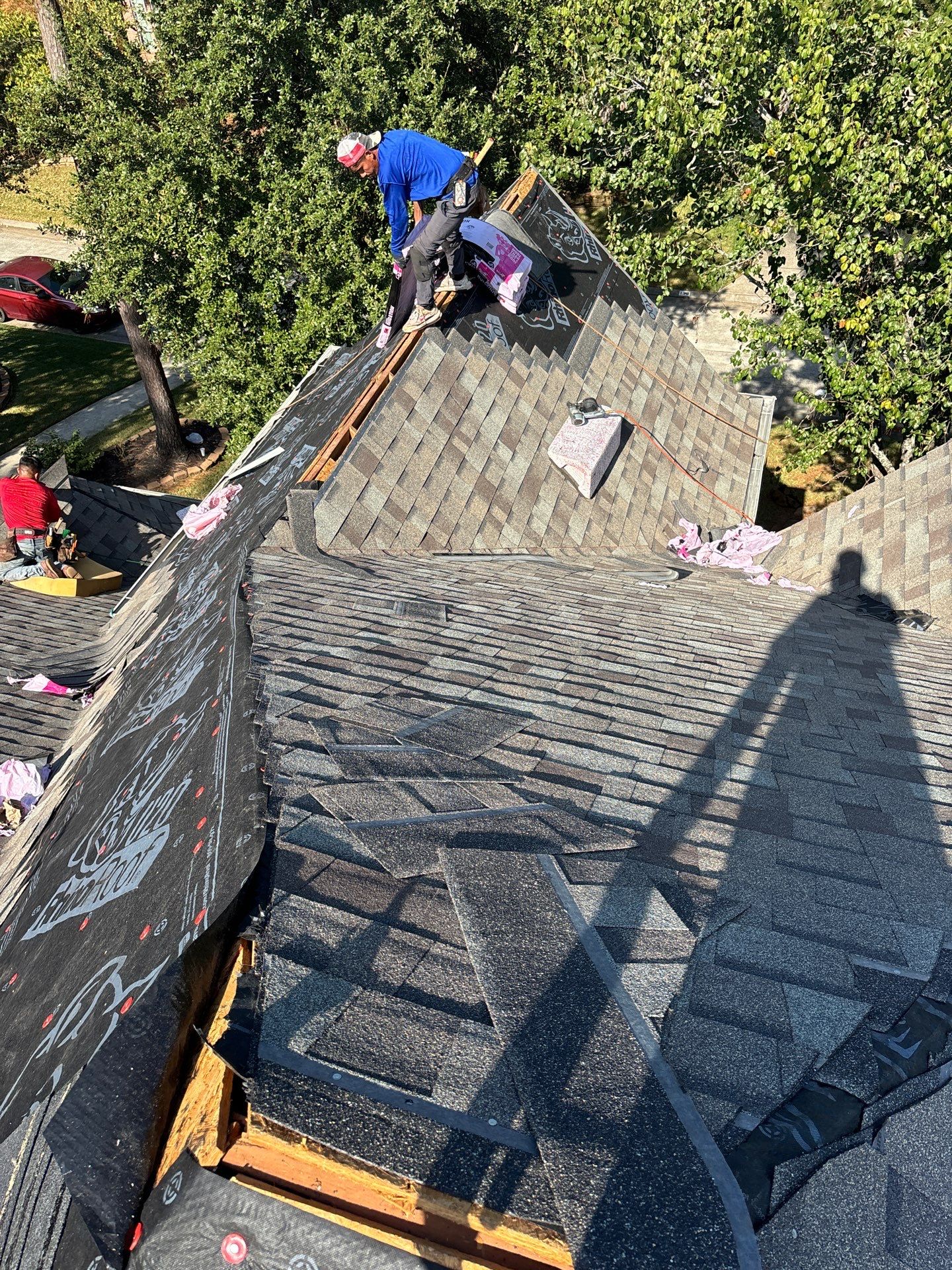 Residential Roofing Installation using Owen's Corning Duration (Lifetime) Shingles by Roof Repair Company