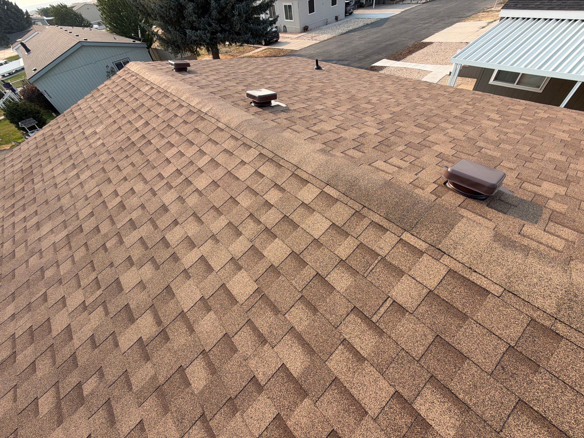 Residential Roof Replacement with Architectural Shingles in Boise by Olive Roofing