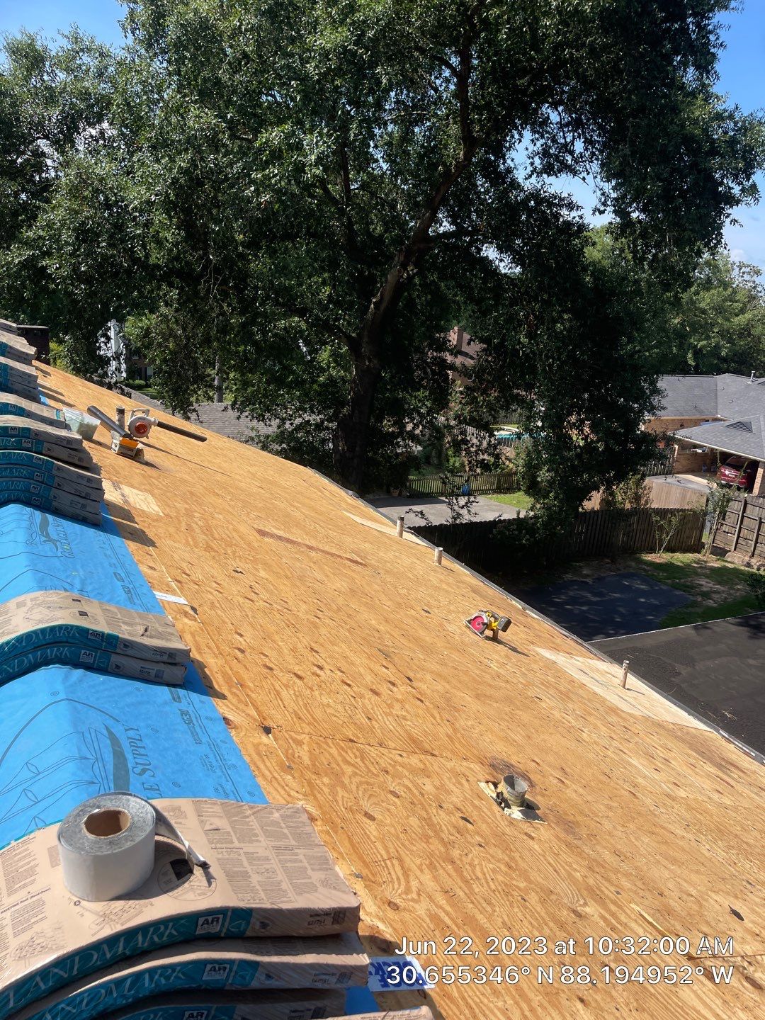 Residential Roofing Installation using Roof Replacement by American Roofing & Construction LLC