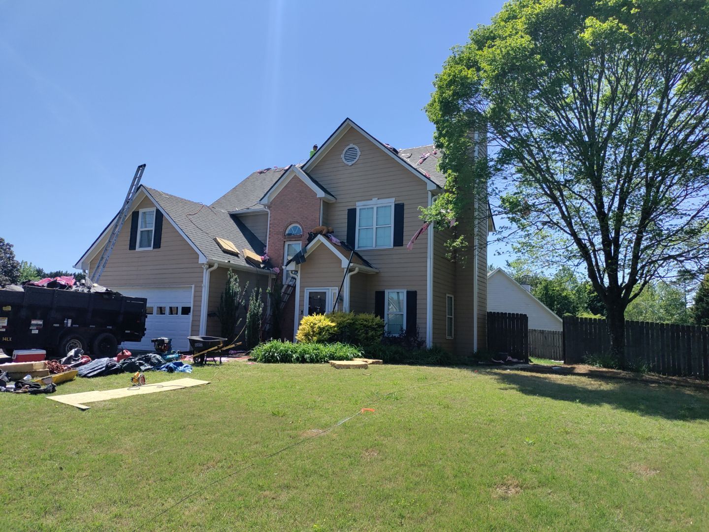 Residential Roof Replacement using Owens Corning TreDef Duration Williamsburg Grey by Inspector Roofing and Restoration
