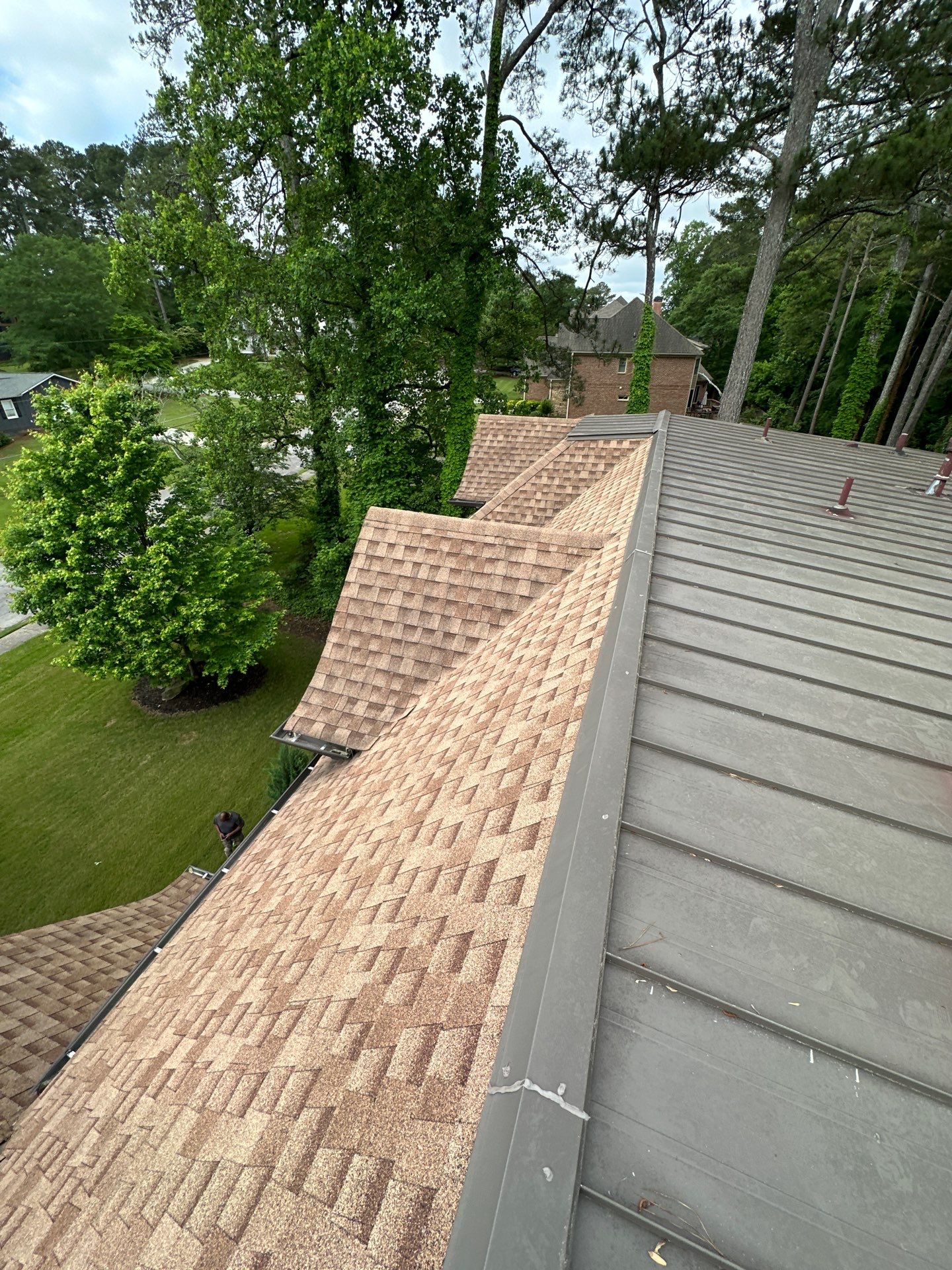 Metal Roof Leak Repair using Standing Seam Metal Roofing by Mosaic Roofing Company