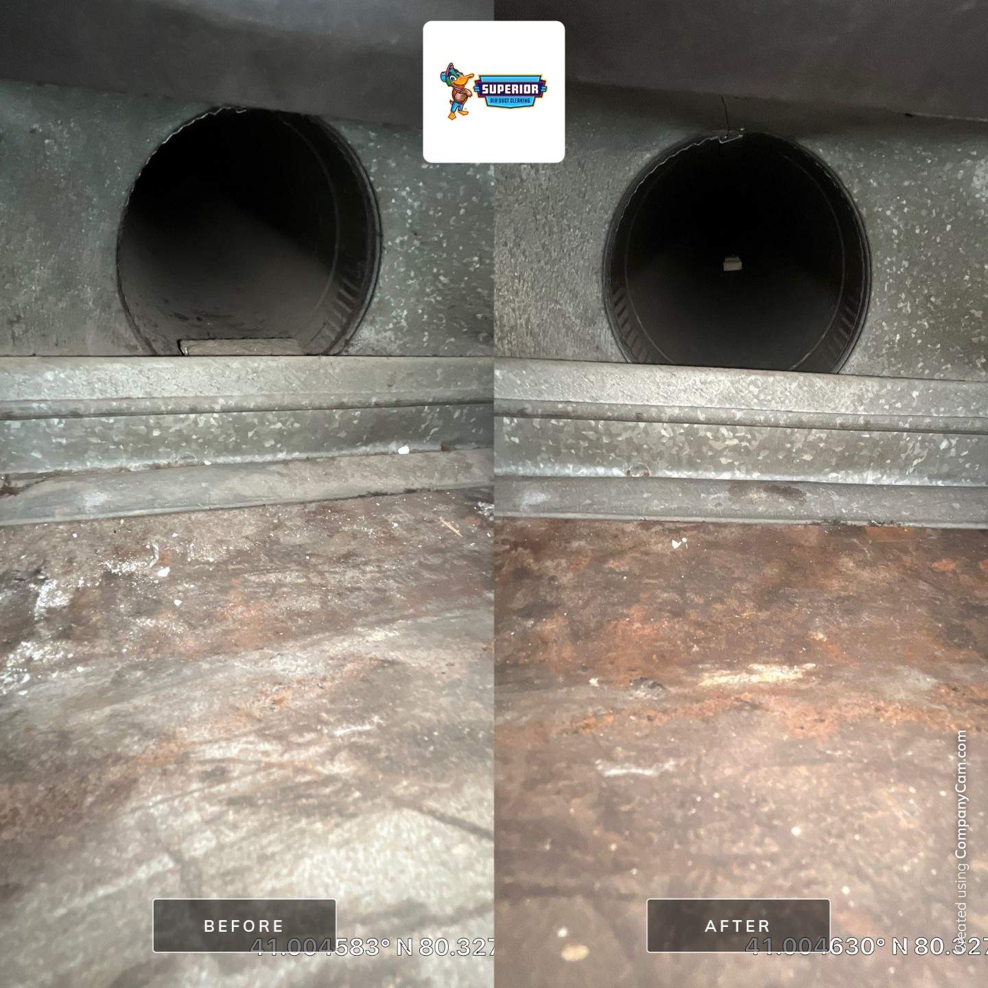 Air Duct Cleaning With a Vacuum Truck in New Castle, PA by Superior Air Duct Cleaning
