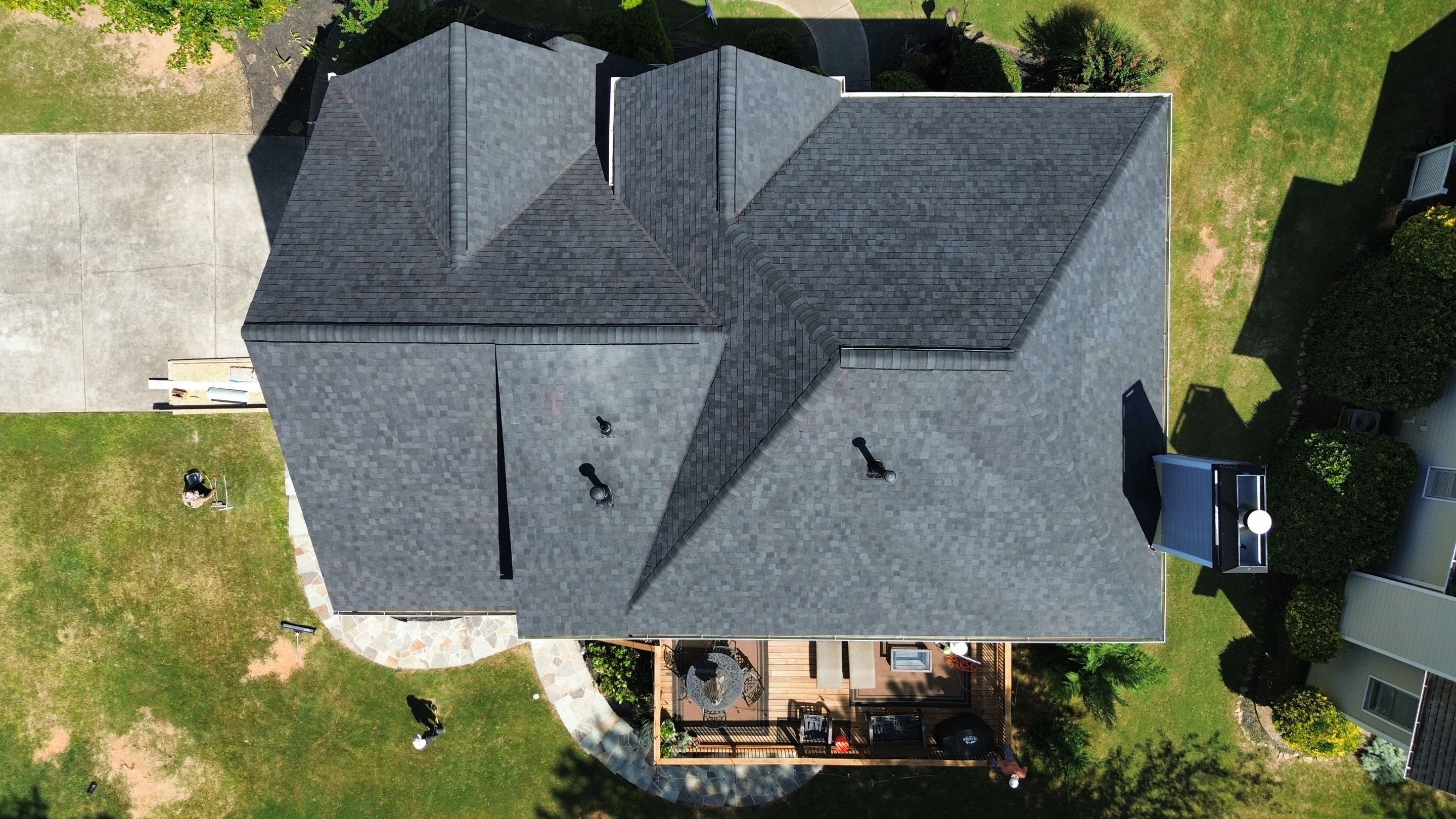 Cumming, GA Roof Replacement CertainTeed Landmark Charcoal Black by Reset Roofing