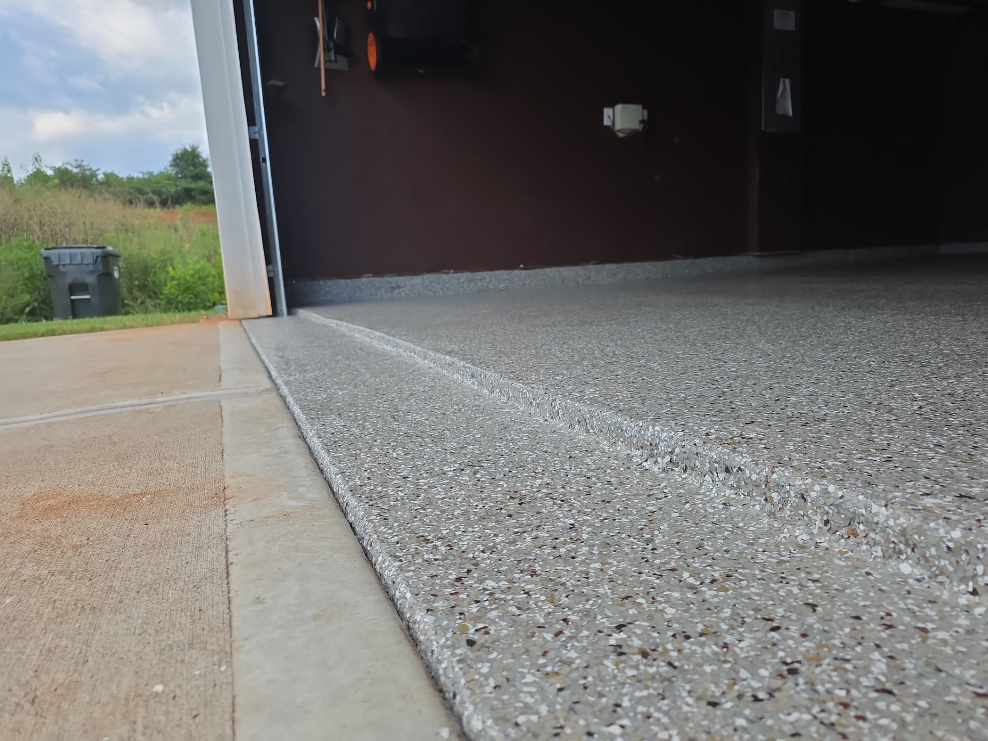 Garage Using Creekbed  by Elite Floor Solutions