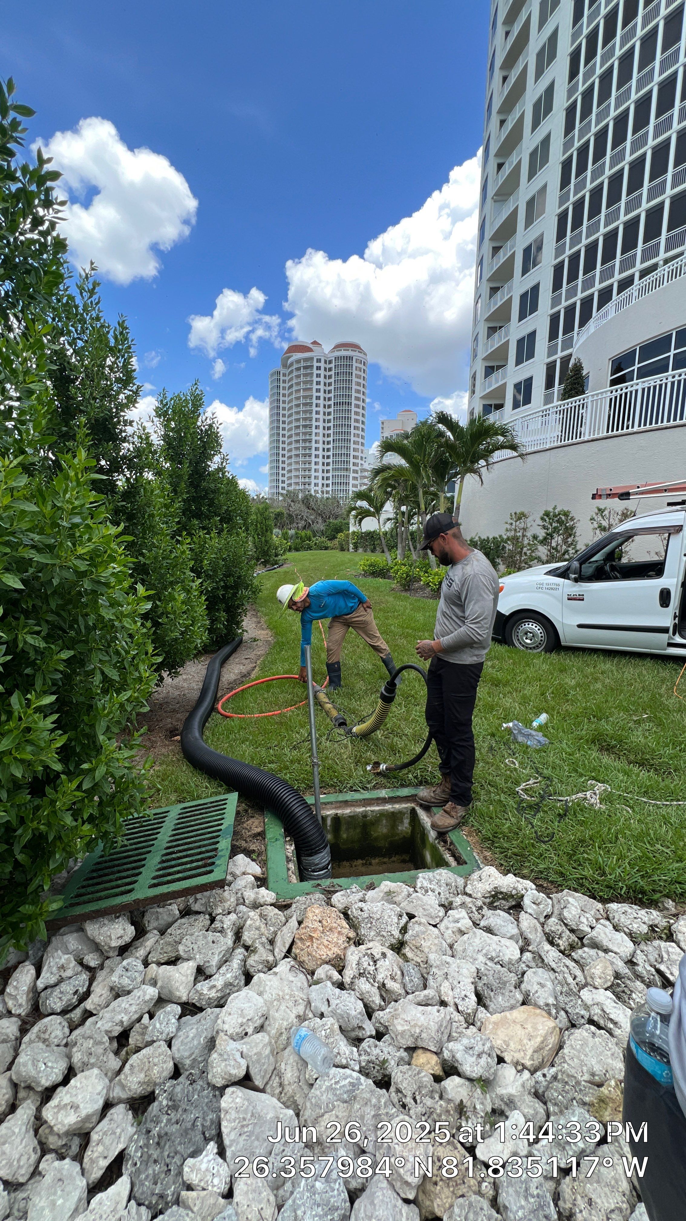 Bonita Bay Condo Stormwater Maintenance with PRS by APS Power & Water