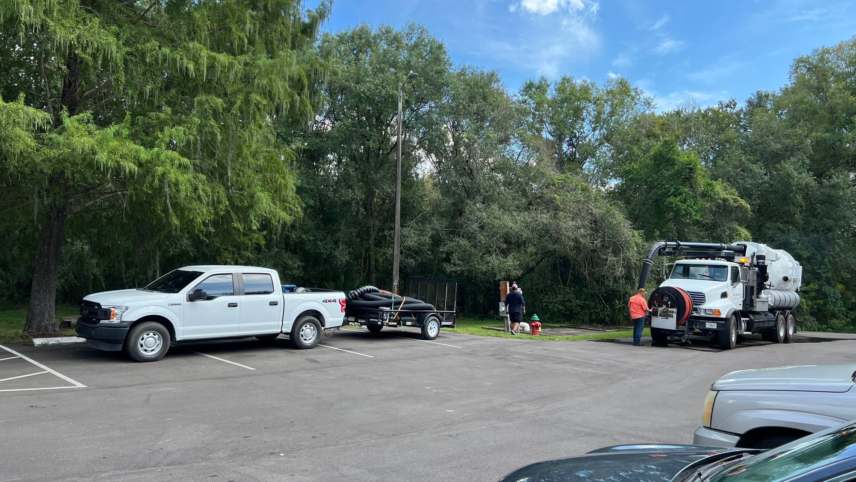 Apartment Complex Storm Water System Cleaning and Maintenance by APS Power & Water