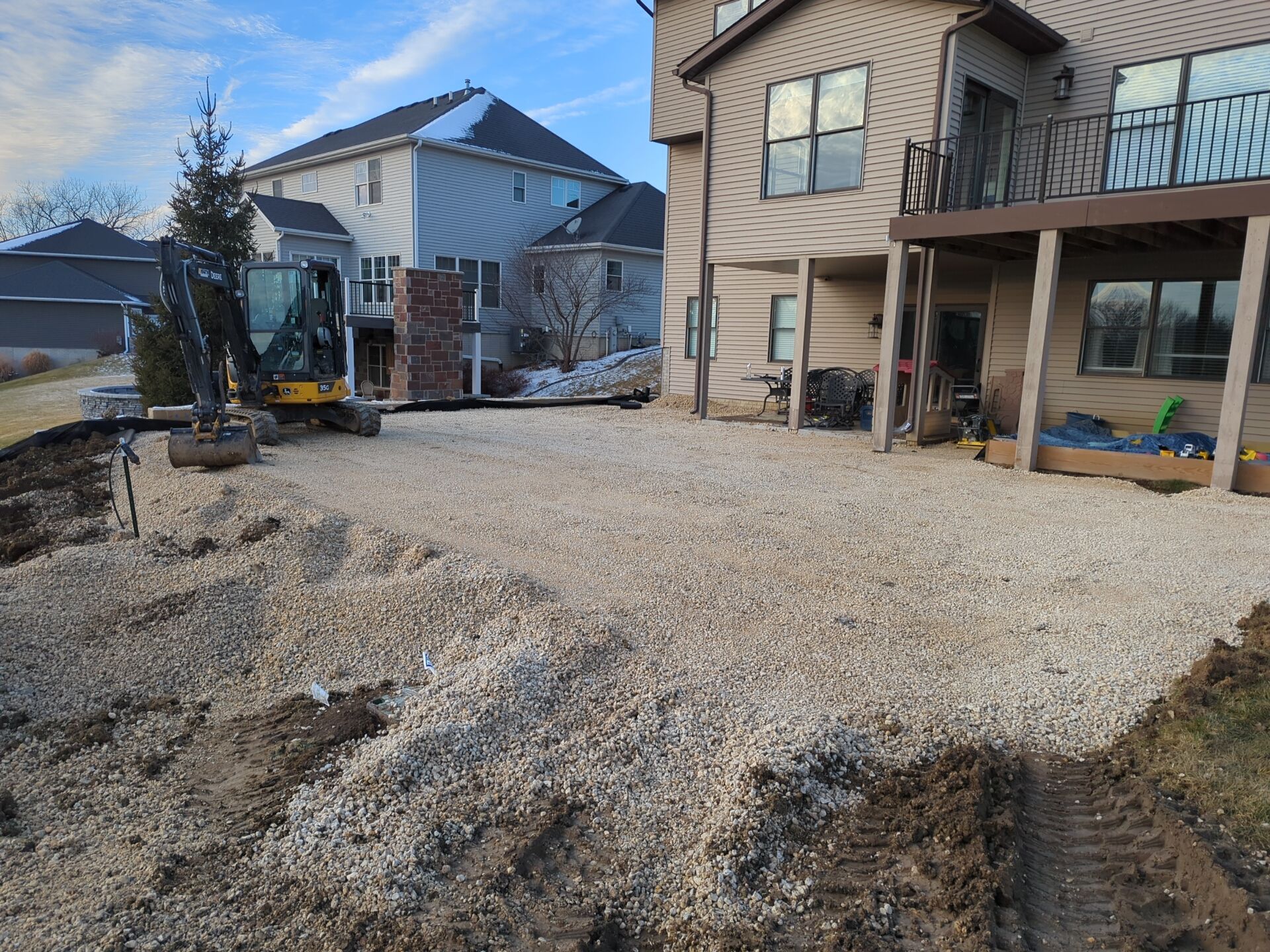 Retaining wall using Rosetta stone by ACE Waterproofing & Basement Solutions