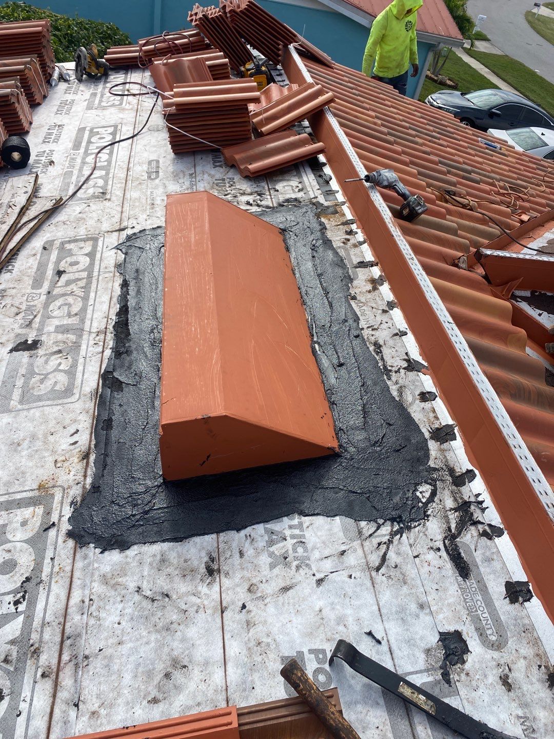 Residential Brava Spanish Tile Install in North Port, Florida by International Roofing