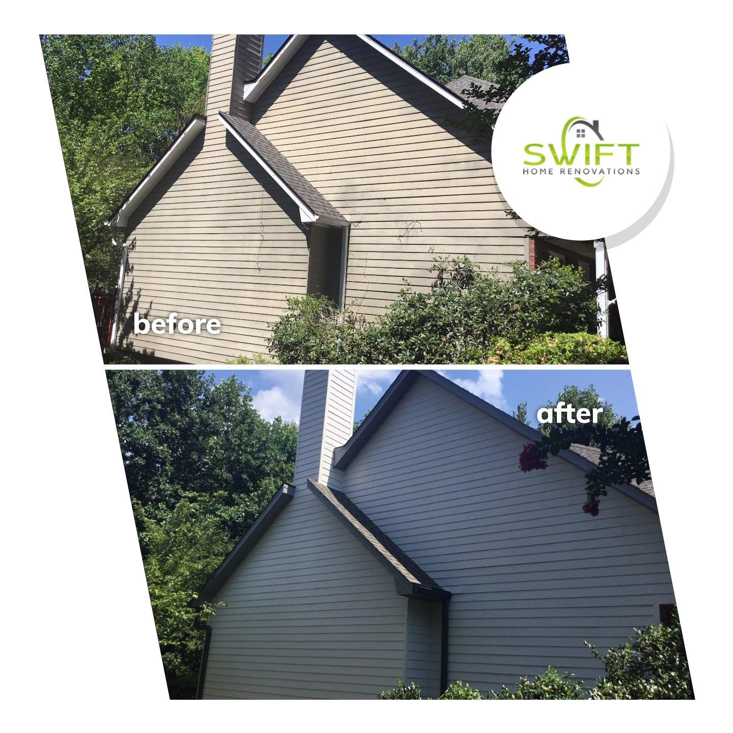 Comprehensive Exterior Painting and Deck Restoration in Canton by Swift Home Renovations