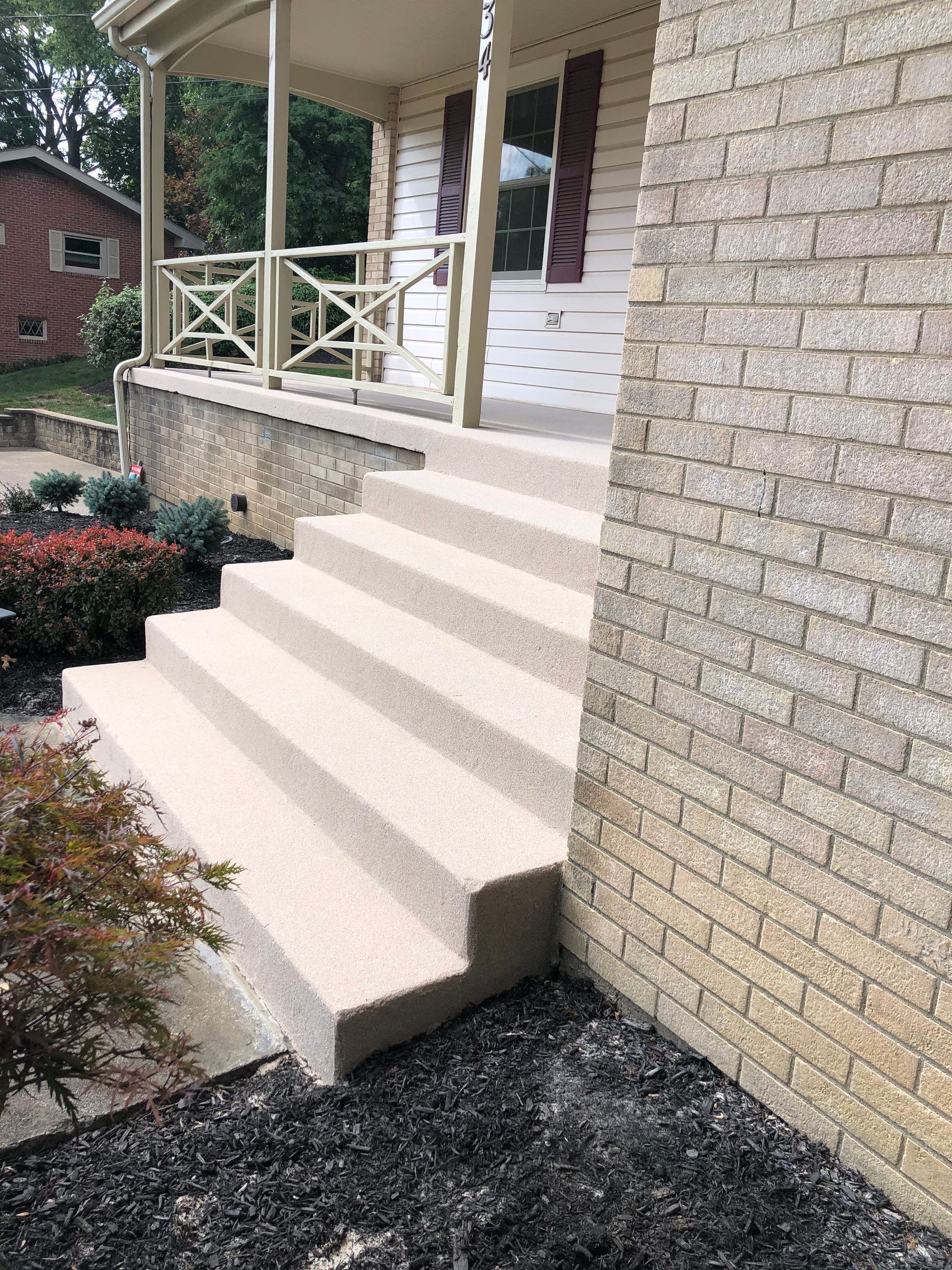 Porch, steps and Garage Project in Crafton by Floors in a Day, Inc