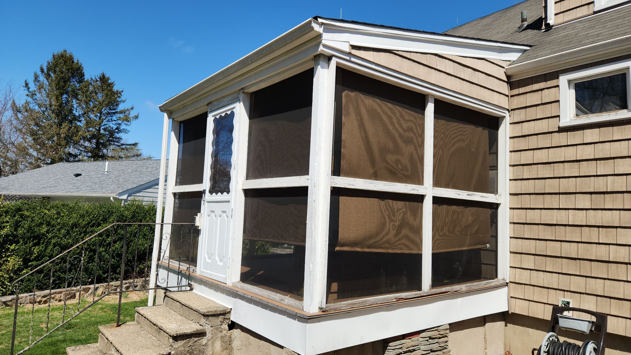 Summer Space Porch Enclosure Transformation by DiGiorgi Roofing and Siding Inc