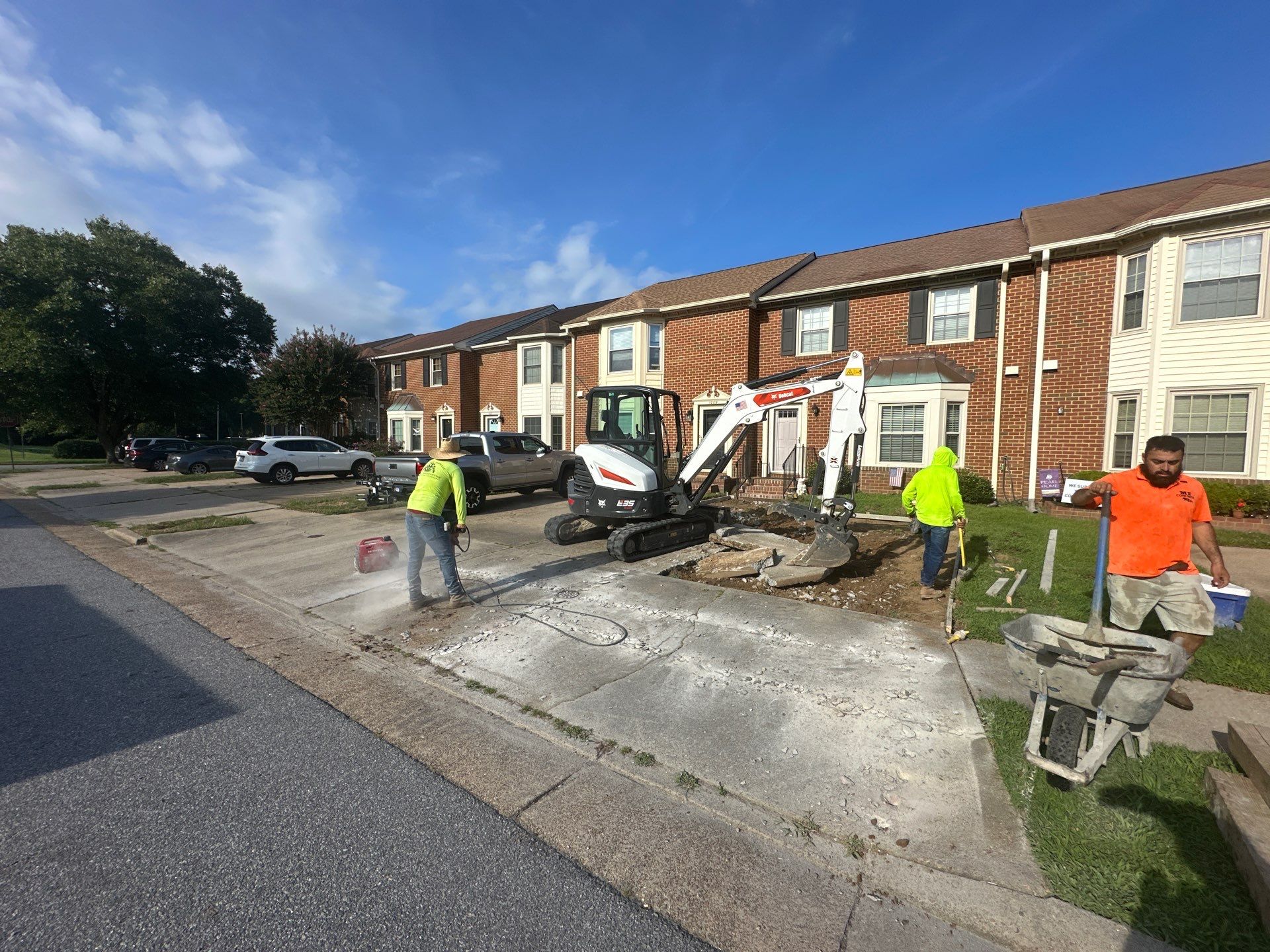 Project in Virginia Beach by Sam The Concrete Man Virginia Beach