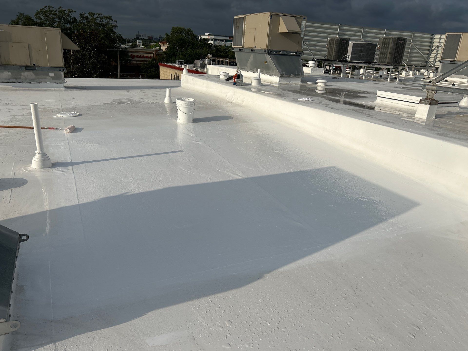 Kiddie Academy - Roof Coating by Fiddlers Roofing
