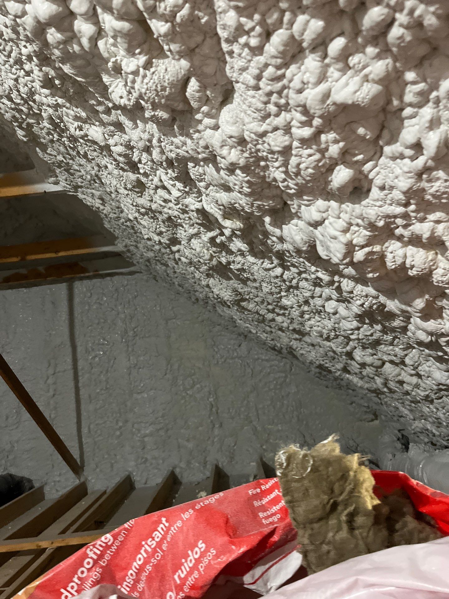 Attic Insulation using open cell spray foam by NYS Foam & Energy