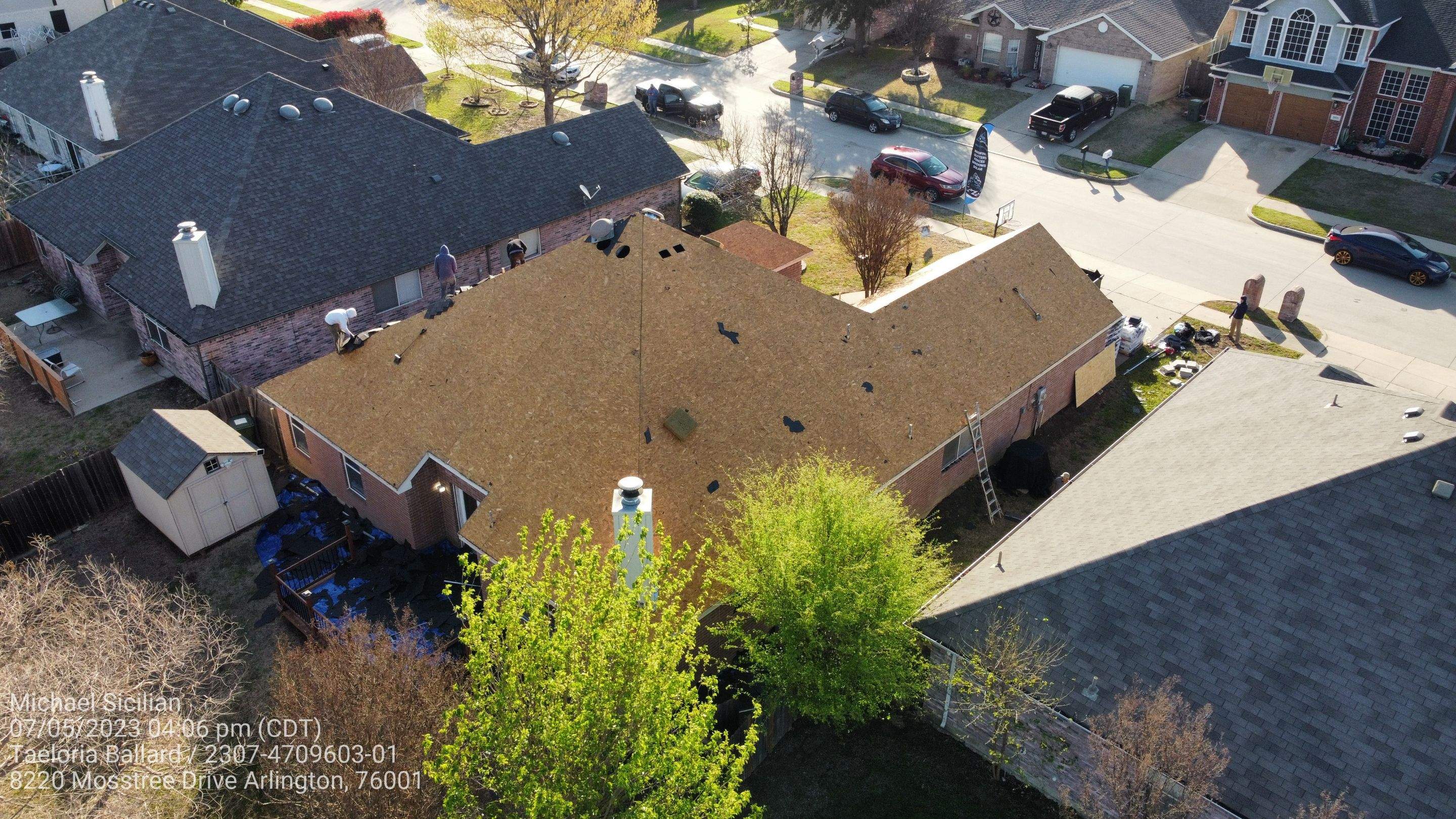 Project in Arlington  by Zeus Exteriors