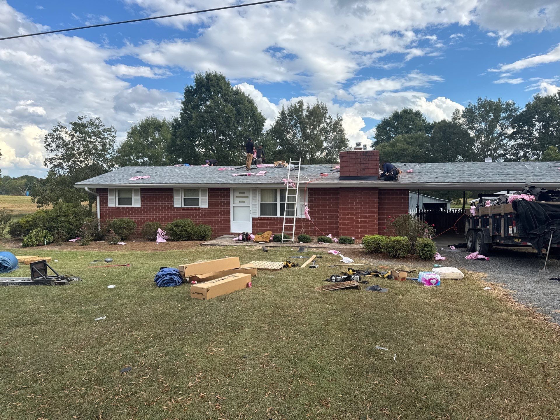 Project in Indian Trail by SkyGuard Roofing and Restoration