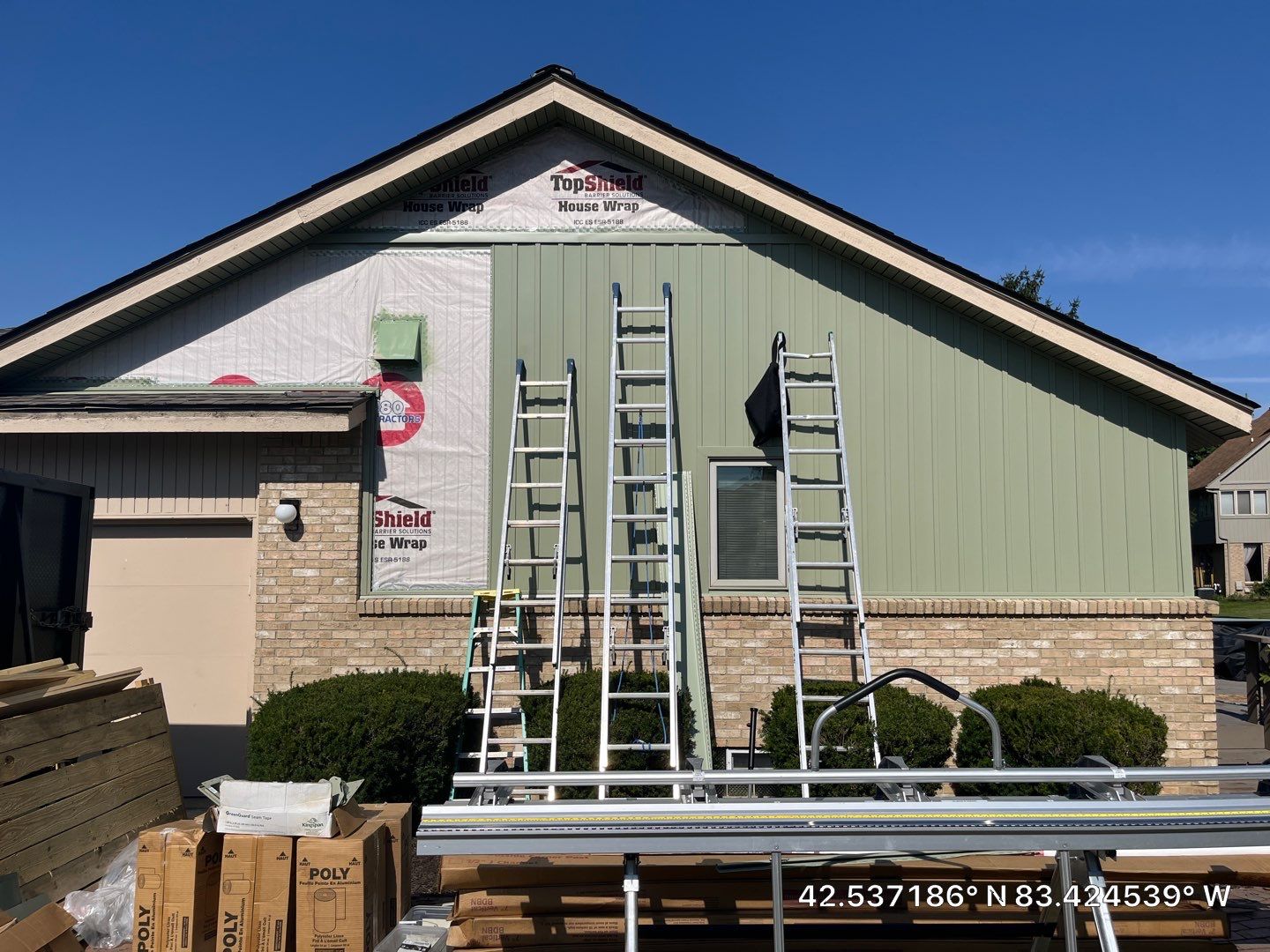 Siding Replacement using Alside 7" B&B by 180 Contractors
