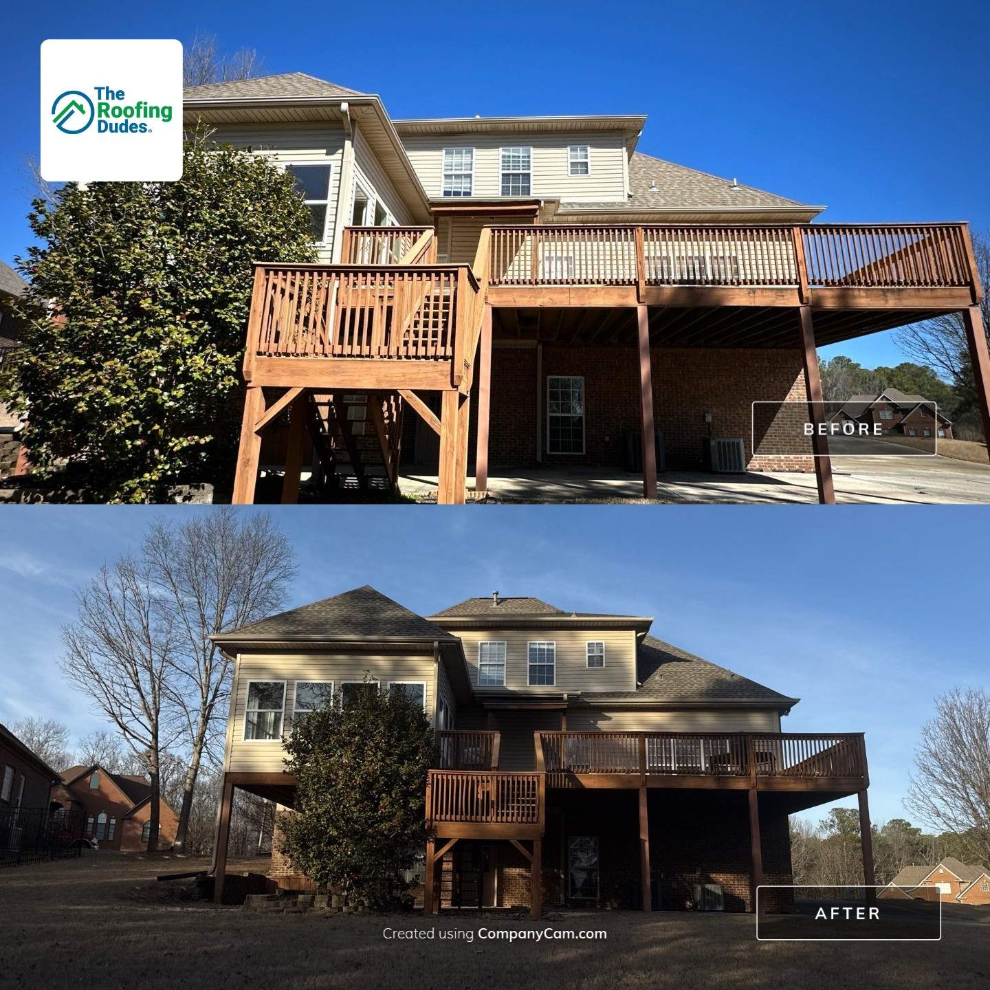 Roof Replacement in Alabaster (Weathered Wood) by The Roofing Dudes