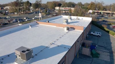 Commercial Coating using Poly Urerthane and Silicone Coating