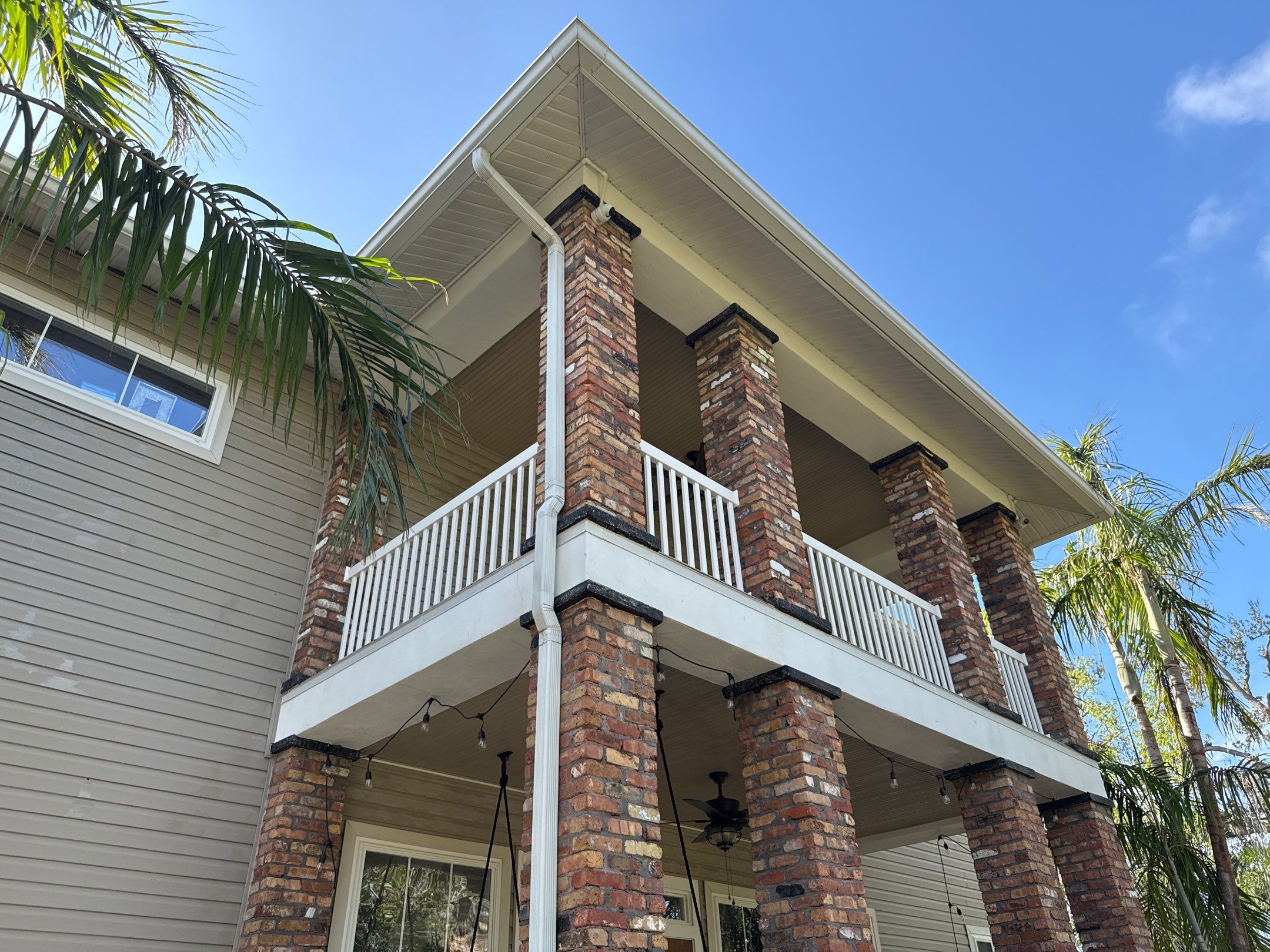 2-Story House Wash and Garage Pressure Washing in Palmetto, FL by Sunshine AquaWash