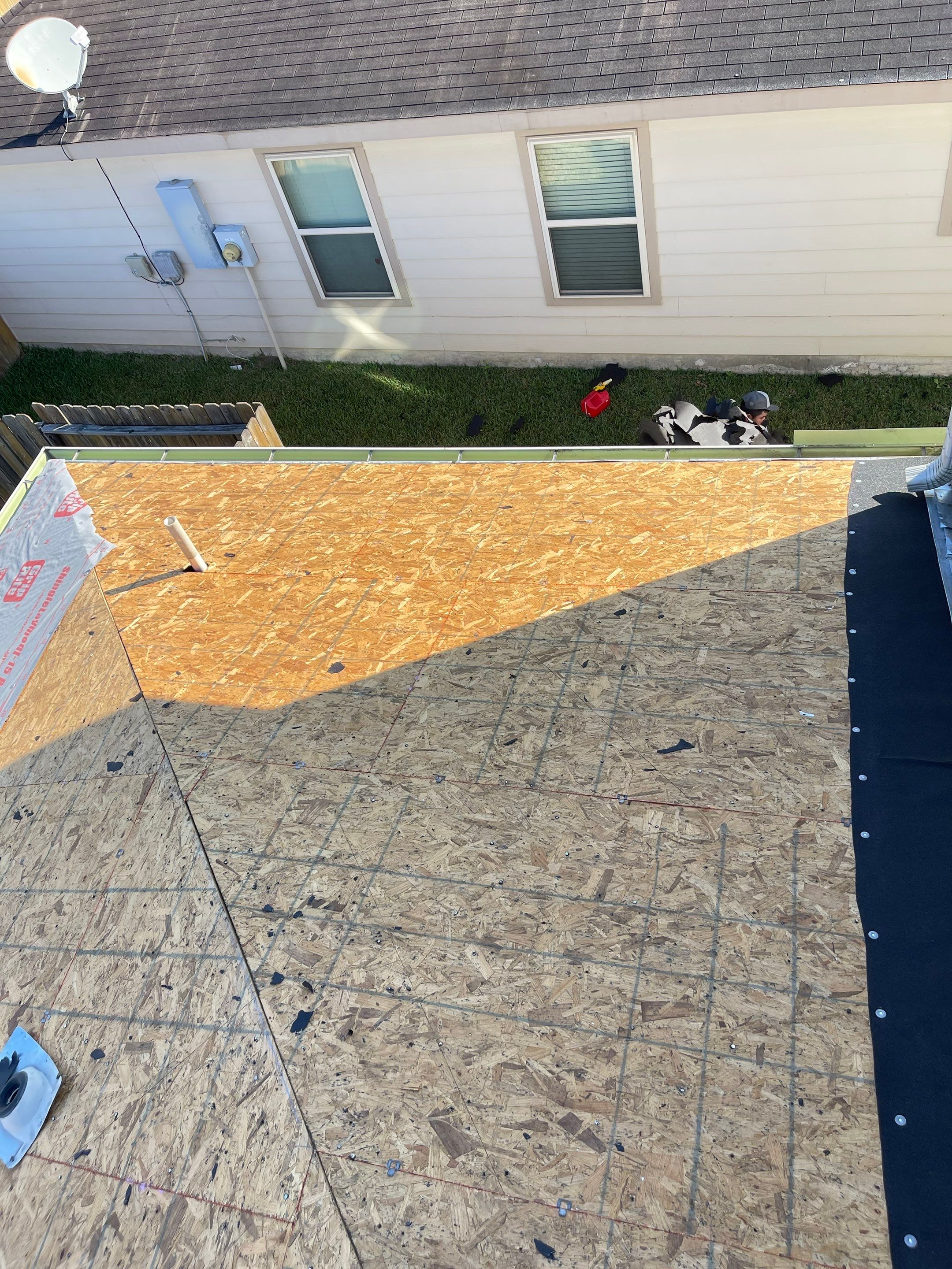Residential Roofing Installation using Atlas ProLam® Shingles Black Shadow Color by CAP Roofing and Construction LLC