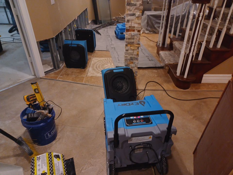 Project in Waterford Twp by EzDry Water Mitigation & Property Restoration