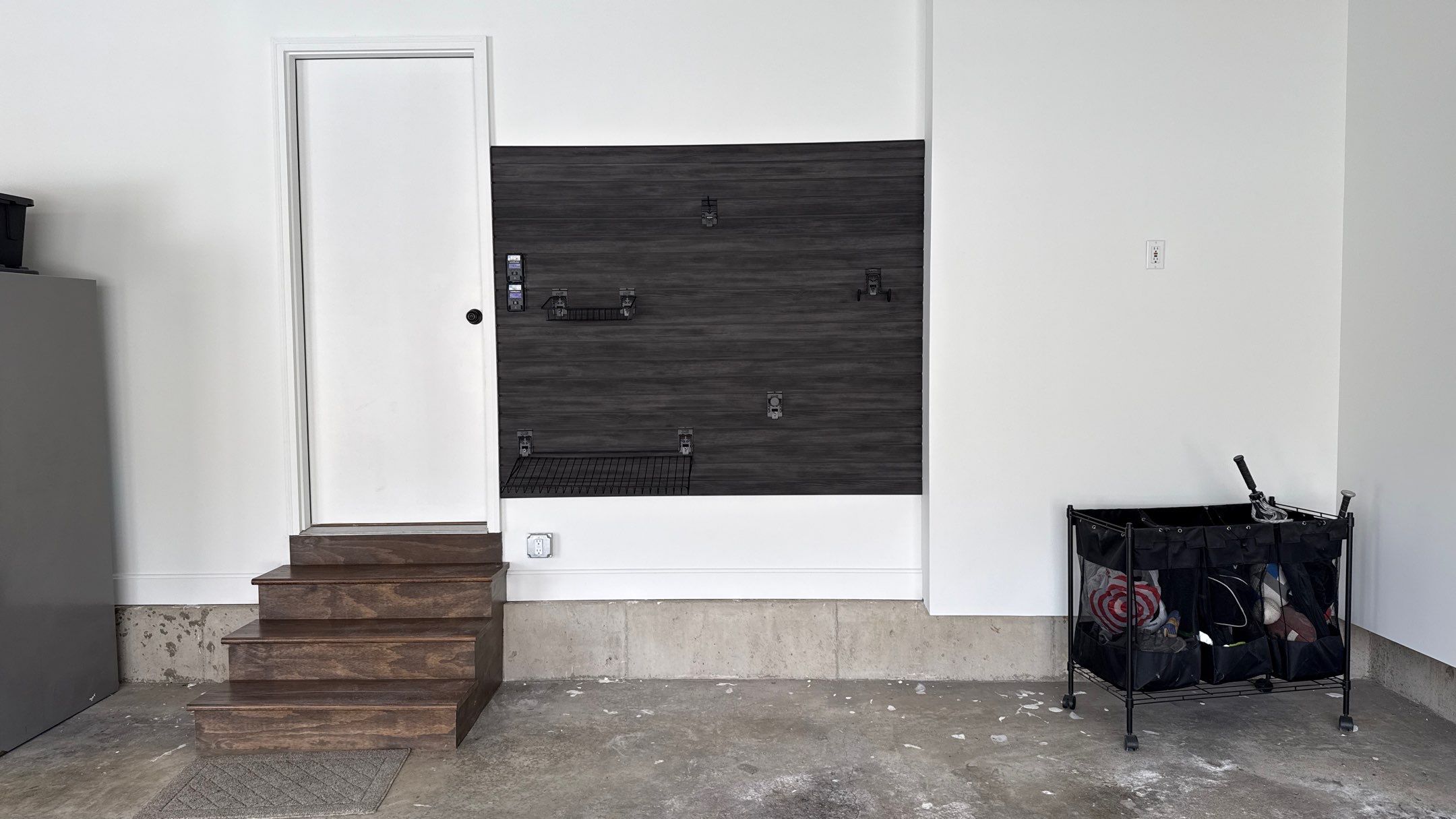 Blackwood Slatwall Looks Amazing by Banner Garage